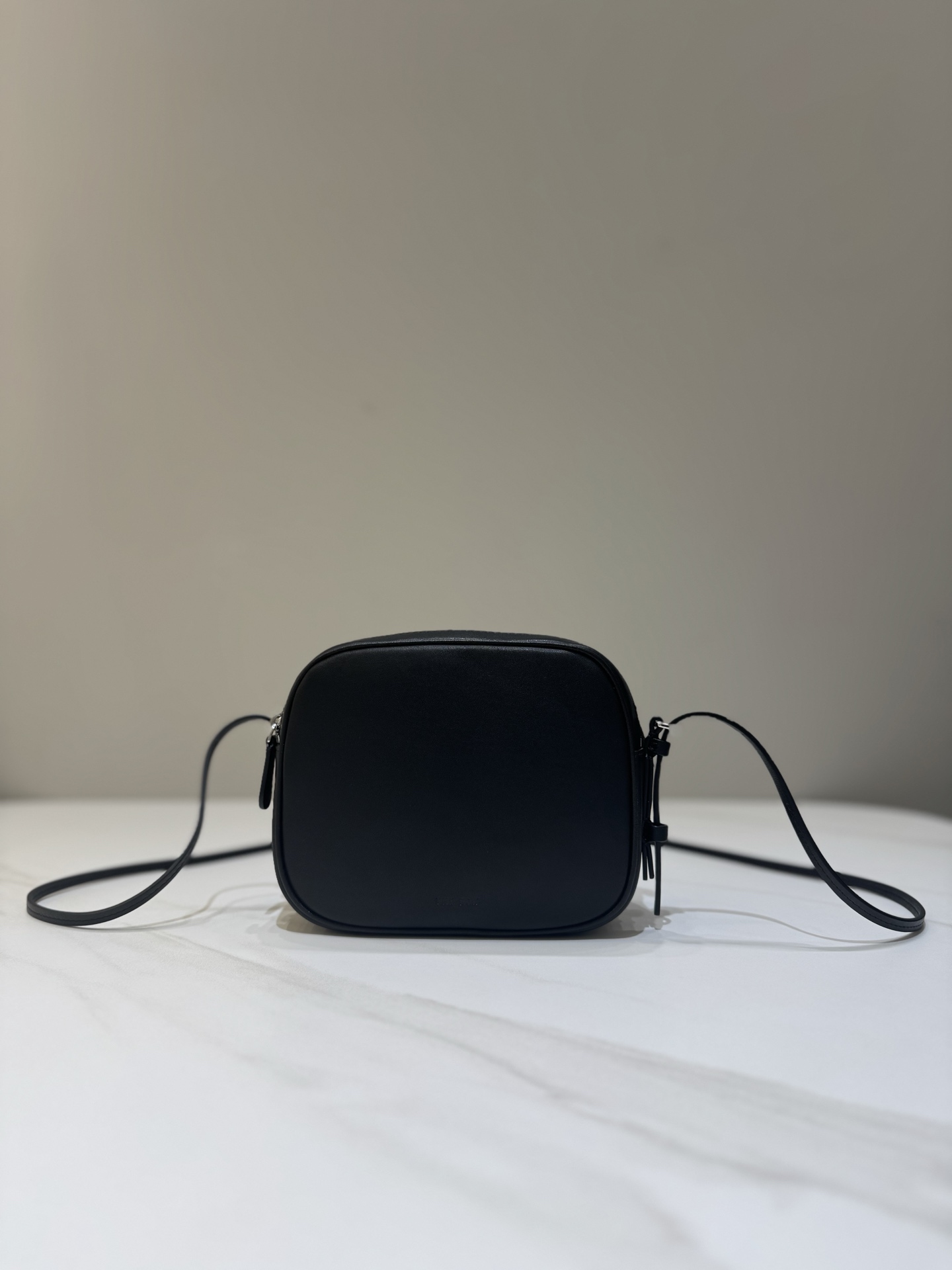 THE ROW Twin mini crossbody bag calfskin double pouch