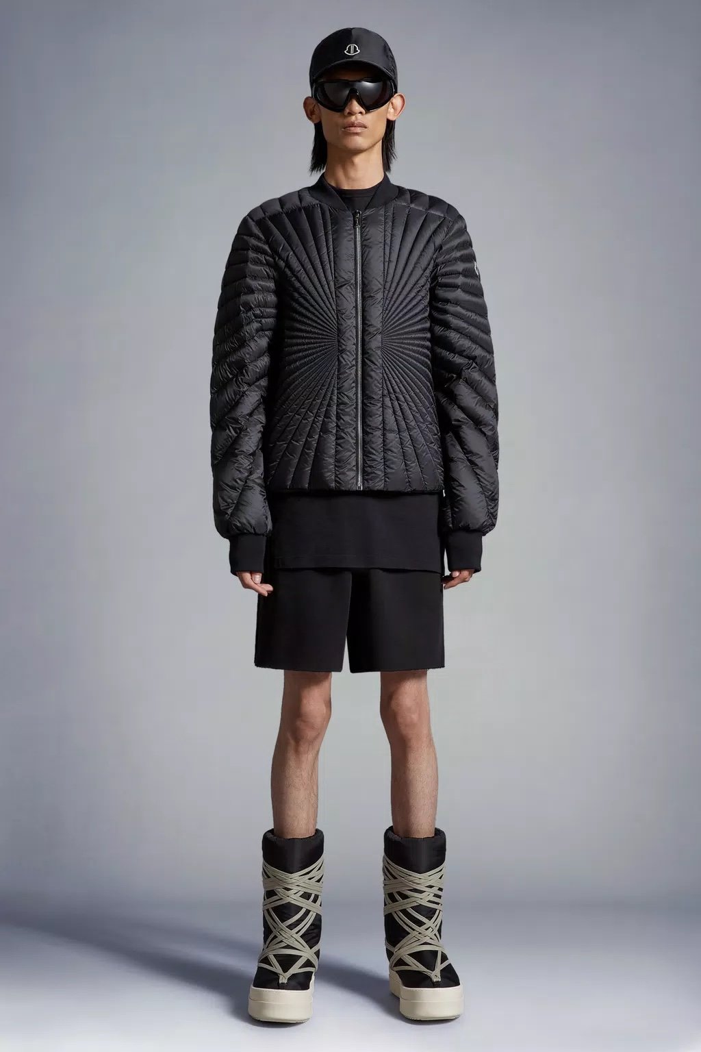23Fw春夏moncler X rickowens联名合作系列多格羽绒外套东北旅游内里打底保暖外套。男女同款smlpljewjwsy20