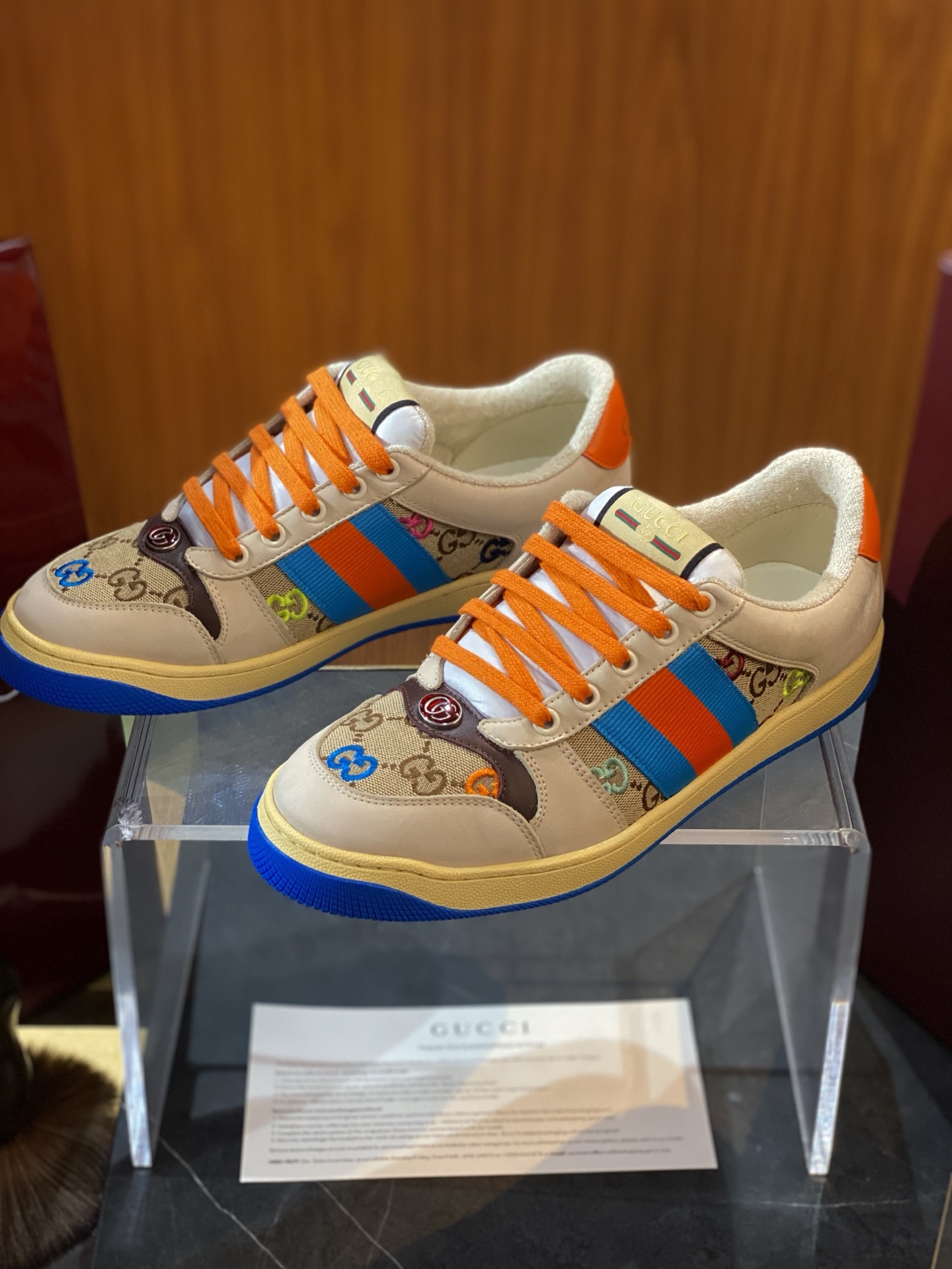 Gucci Screener Sneakers in Multicolor Canvas with Striped Web Detail 2 i1749732166950 214 0 3