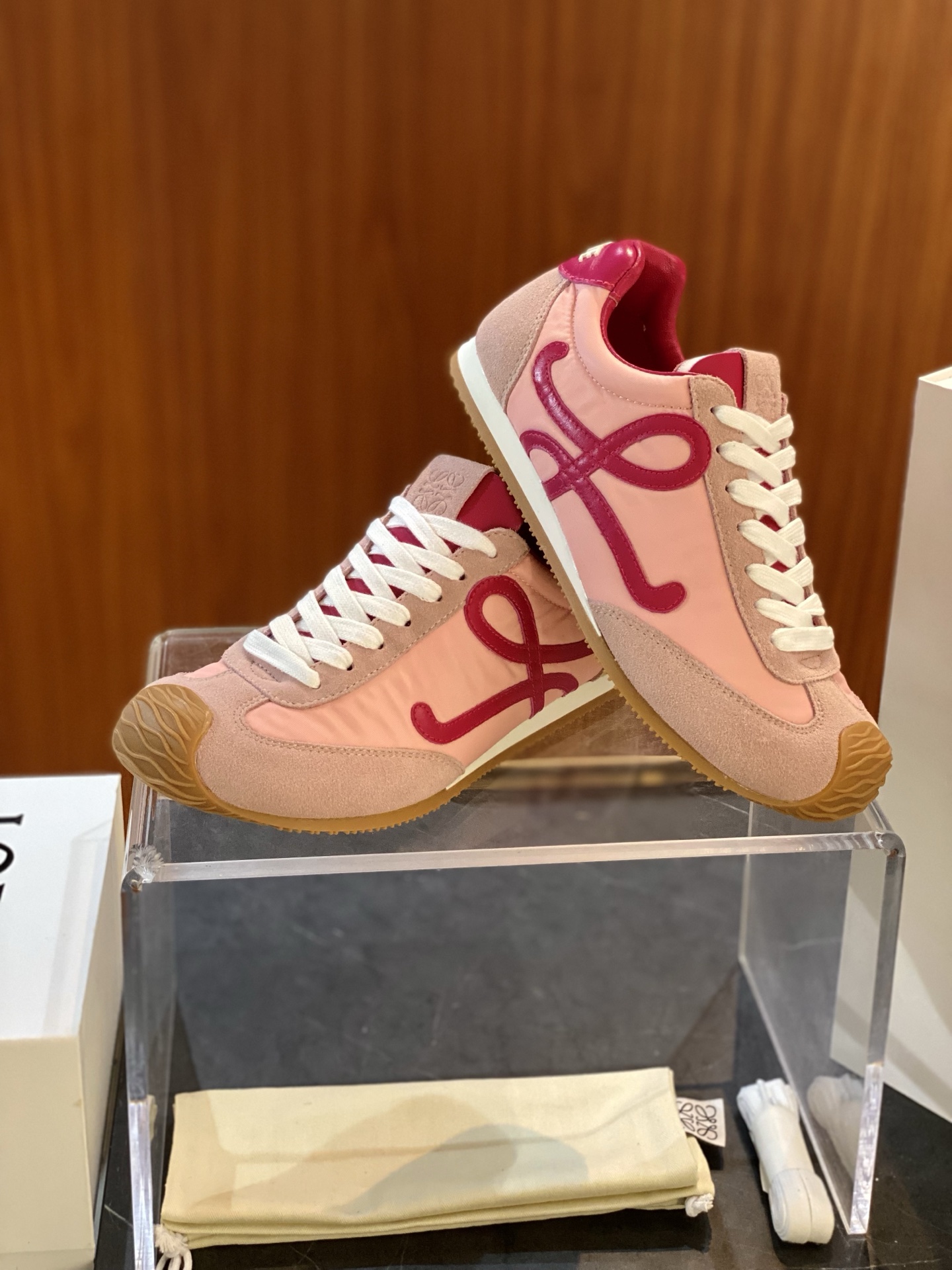 Loewe Ballet Runner 2.0 Sneakers in Nylon and Calfskin Leather for Men and Women 8 i1754981878141 1865 0 6