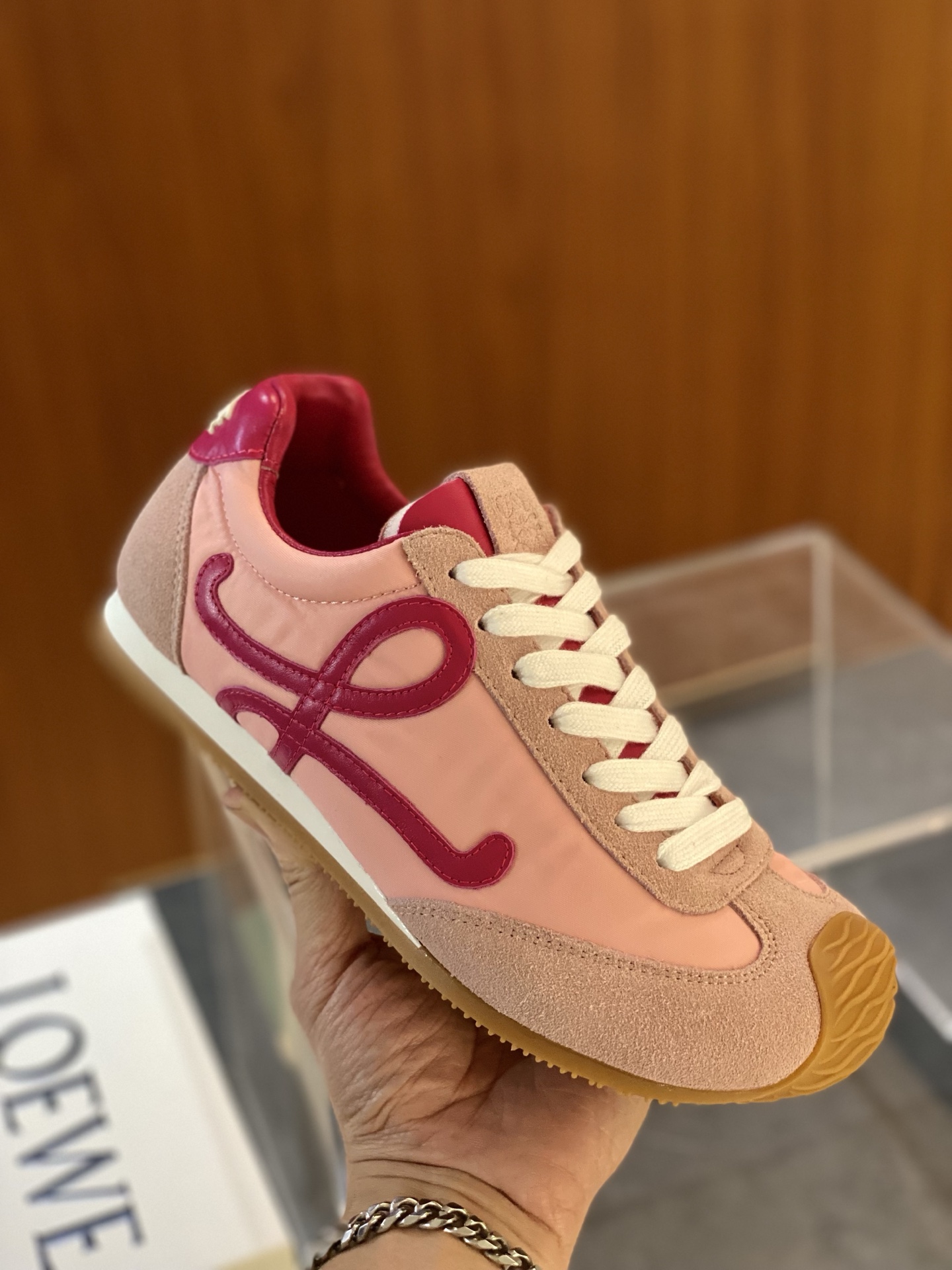 Loewe Ballet Runner 2.0 Sneakers in Nylon and Calfskin Leather for Men and Women 7 i1754981878180 4752 0 4