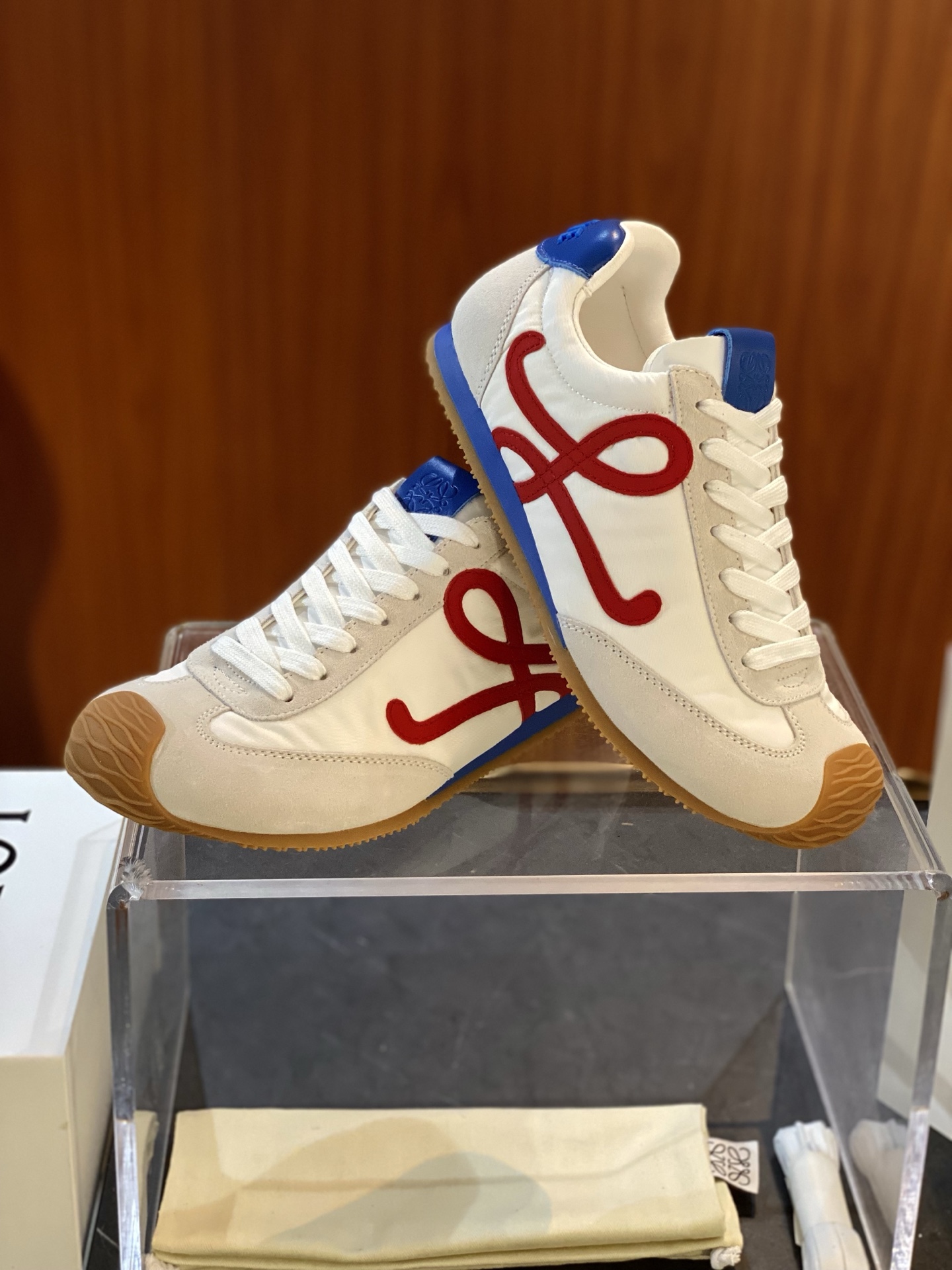 Loewe Ballet Runner 2.0 Sneakers in Nylon and Calfskin Leather for Men and Women 4 i1754981880005 9943 0 2