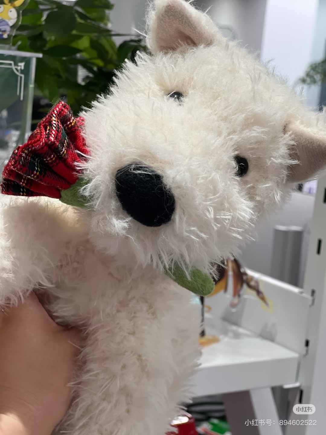 谁能拒绝软软修勾，jellycat新品首发，情人节西高地告白门罗苏格兰梗！！比想象中大好多啊，软乎乎哒好值！！ 9