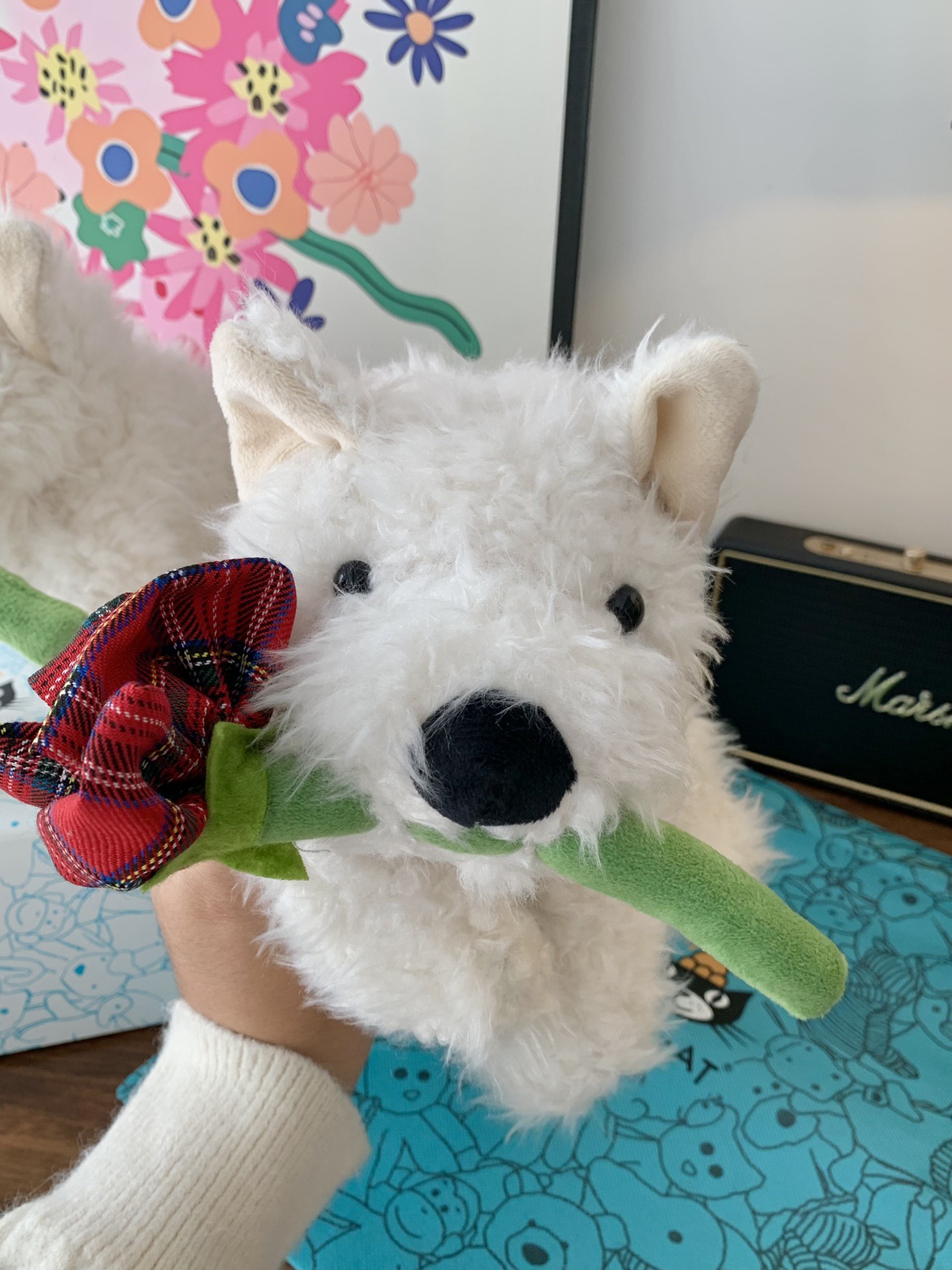 Jellycat Valentine's Day Limited Edition West Highland White Terrier plu - Comprehensive 4