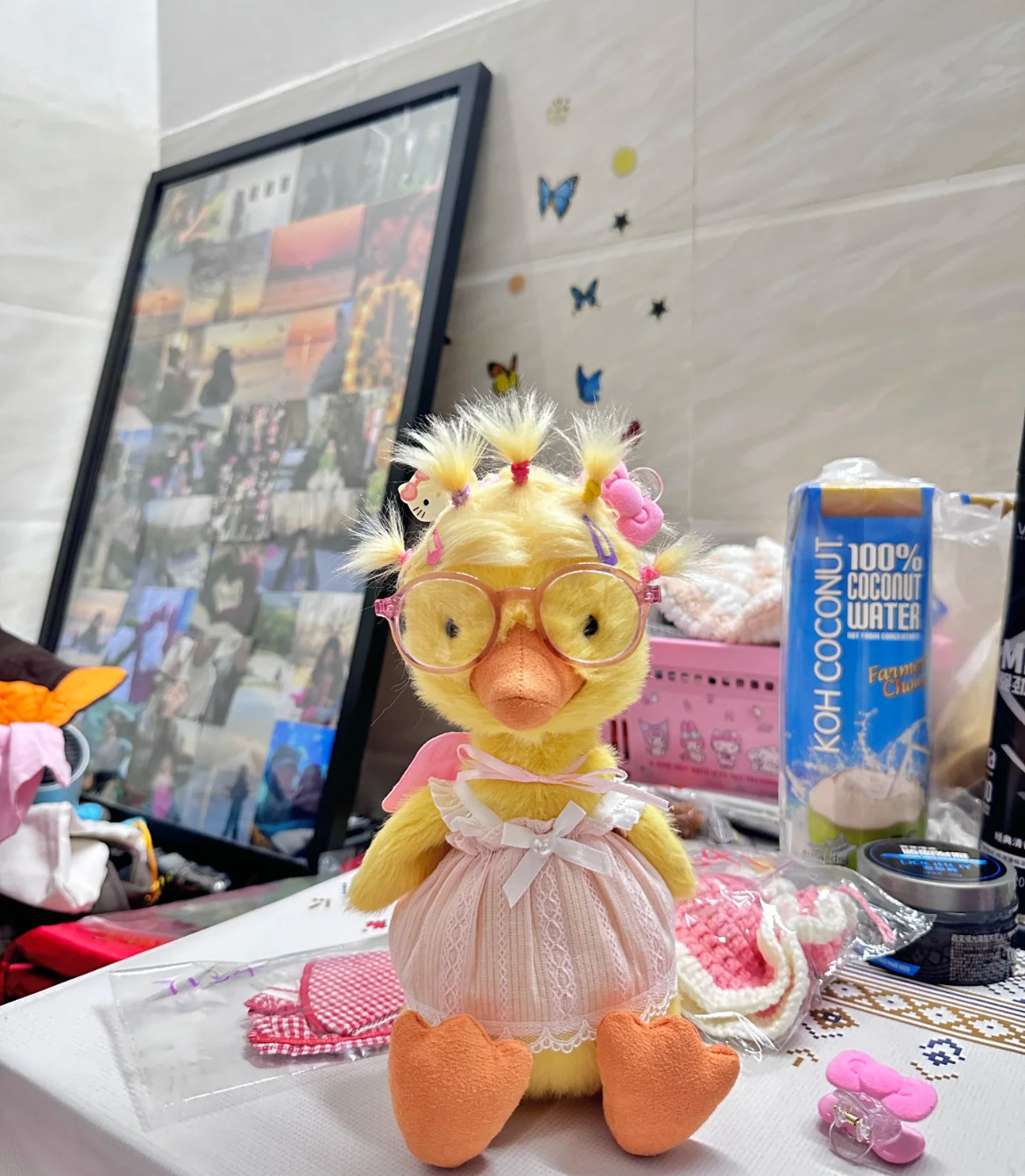 NO:809789,Who doesn’t love scrawled fried duck?  , Jellycat doll trendy department store19860909潦草炸毛鸭子谁能不爱？,Jellycat公仔潮品百货,accessory