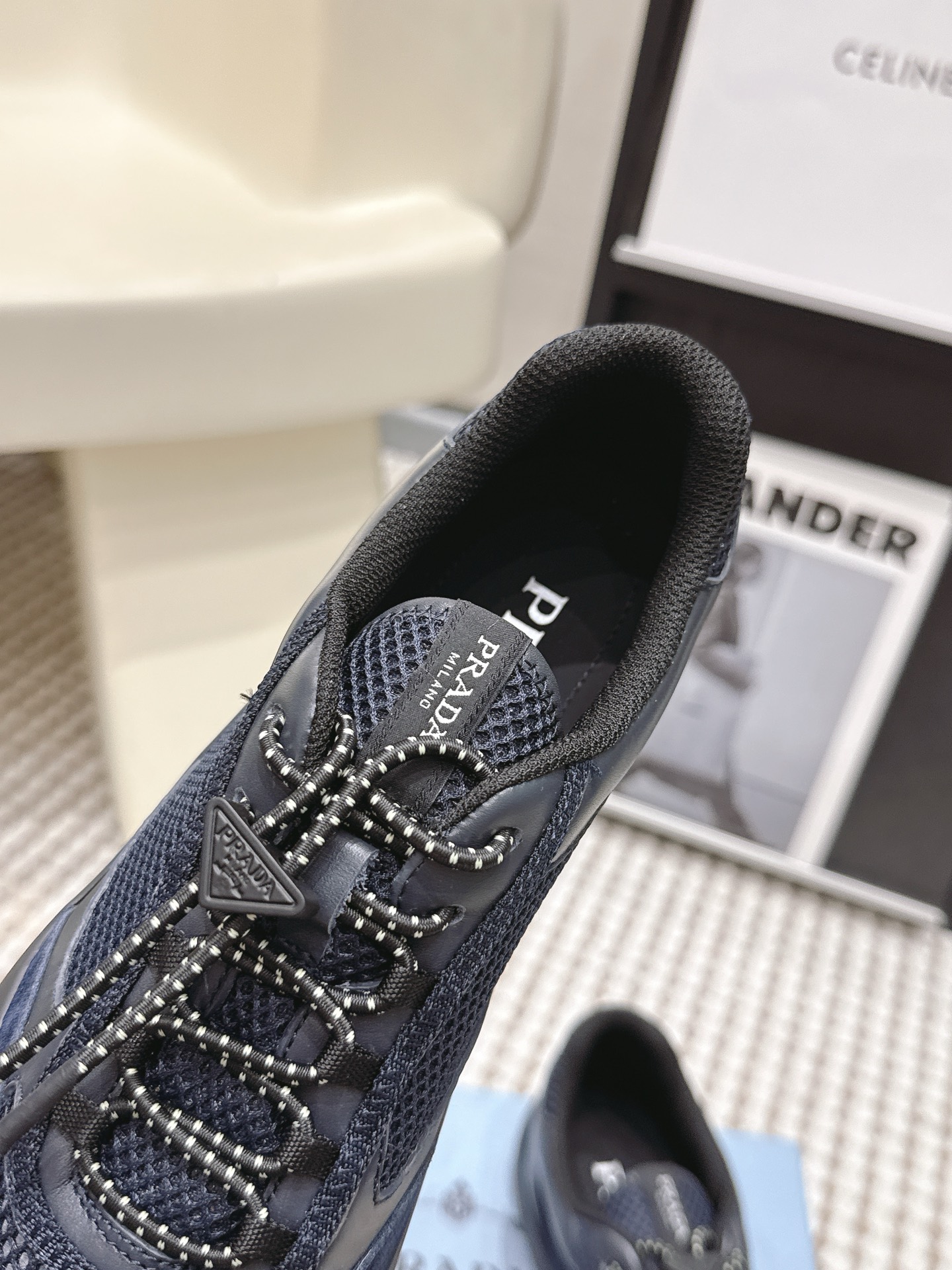 Prada Style Leather Women's Shoes style reference detail image 6 from source 784913
