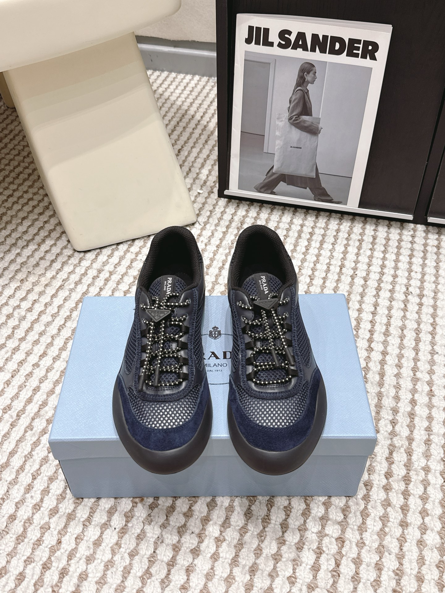 Prada Style Leather Women's Shoes style reference detail image 1 from source 784913
