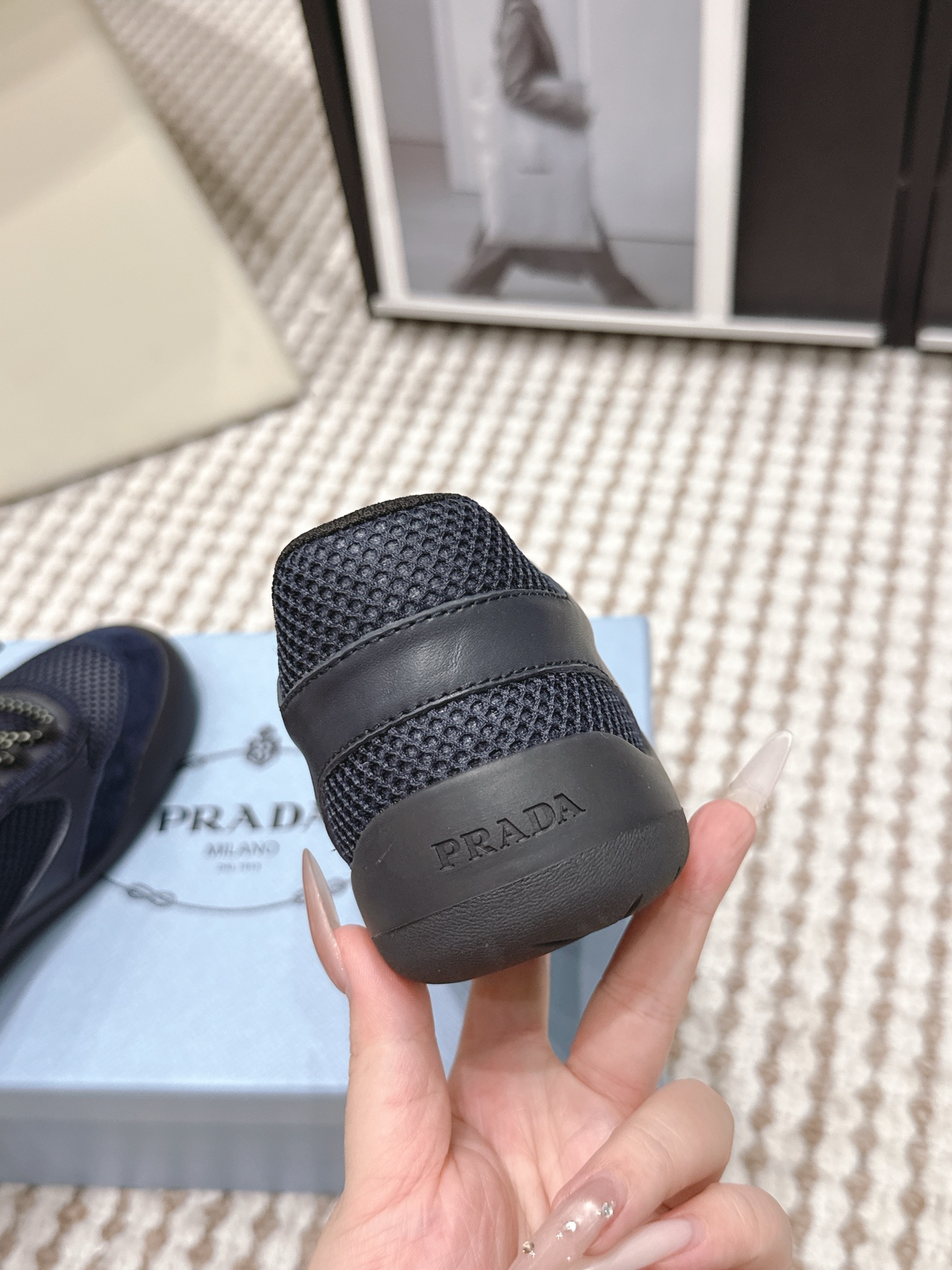 Prada Style Leather Women's Shoes style reference detail image 9 from source 784913