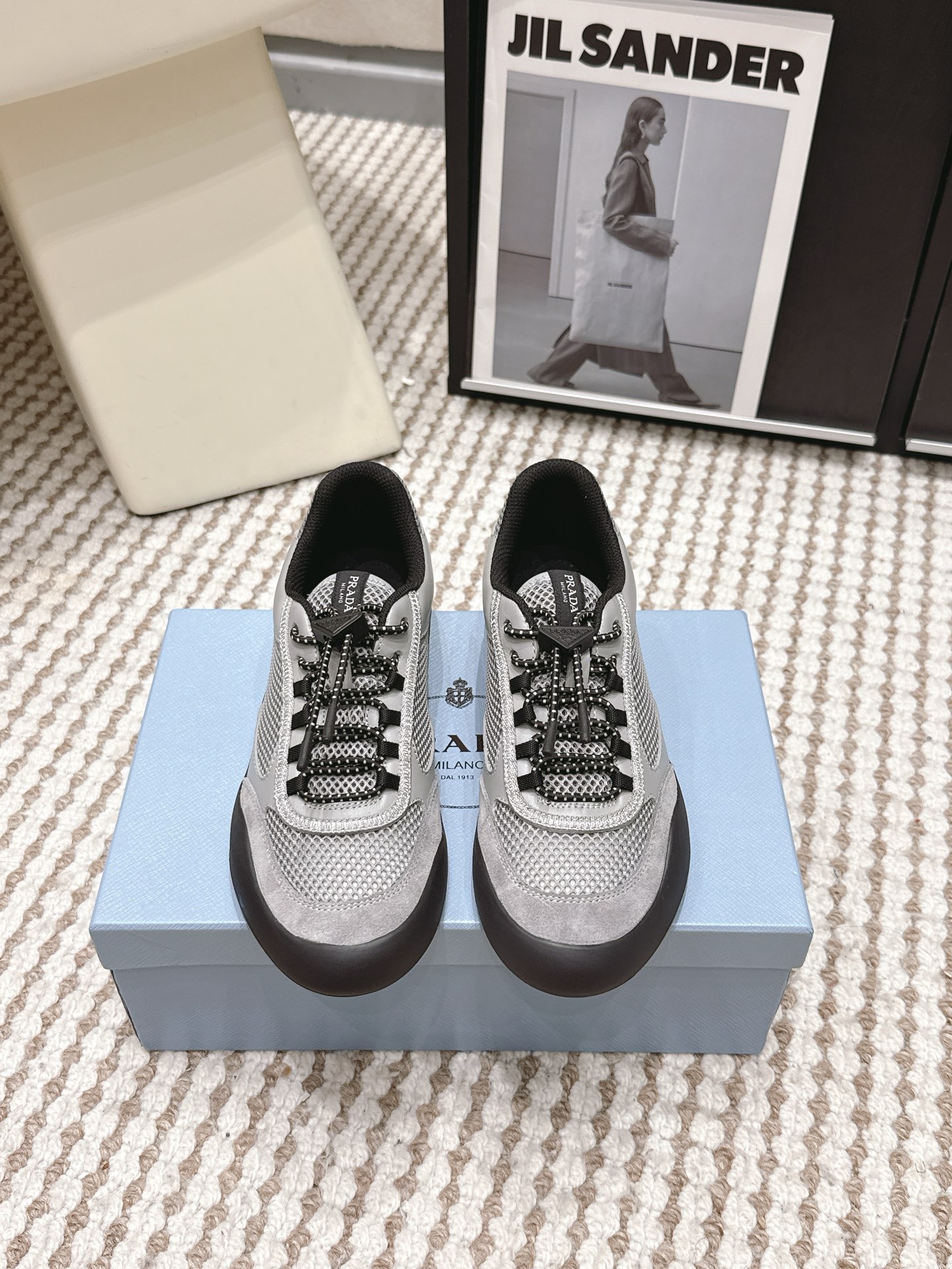 Prada Style Leather Women's Shoes style reference detail image 1 from source 784914