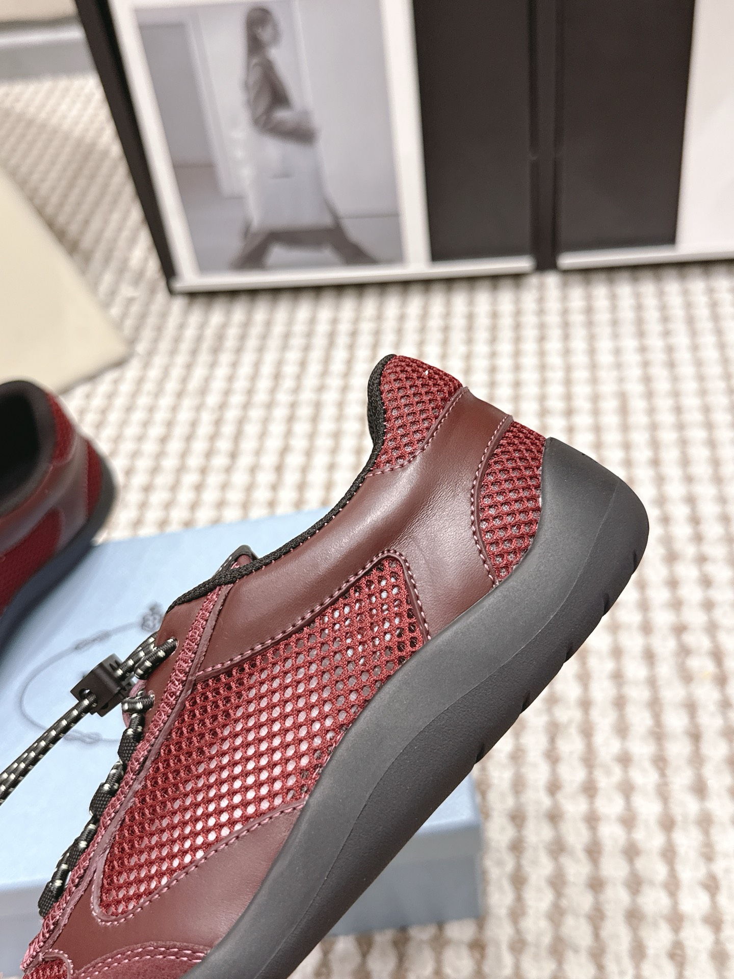 Prada Style Leather Women's Shoes style reference detail image 6 from source 784916