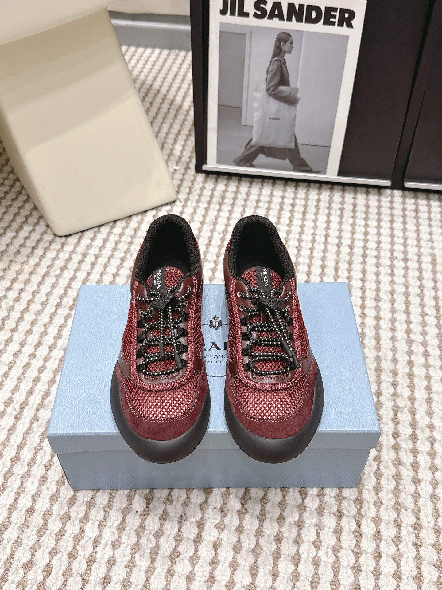 Prada Style Leather Women's Shoes style reference detail image 1 from source 784916