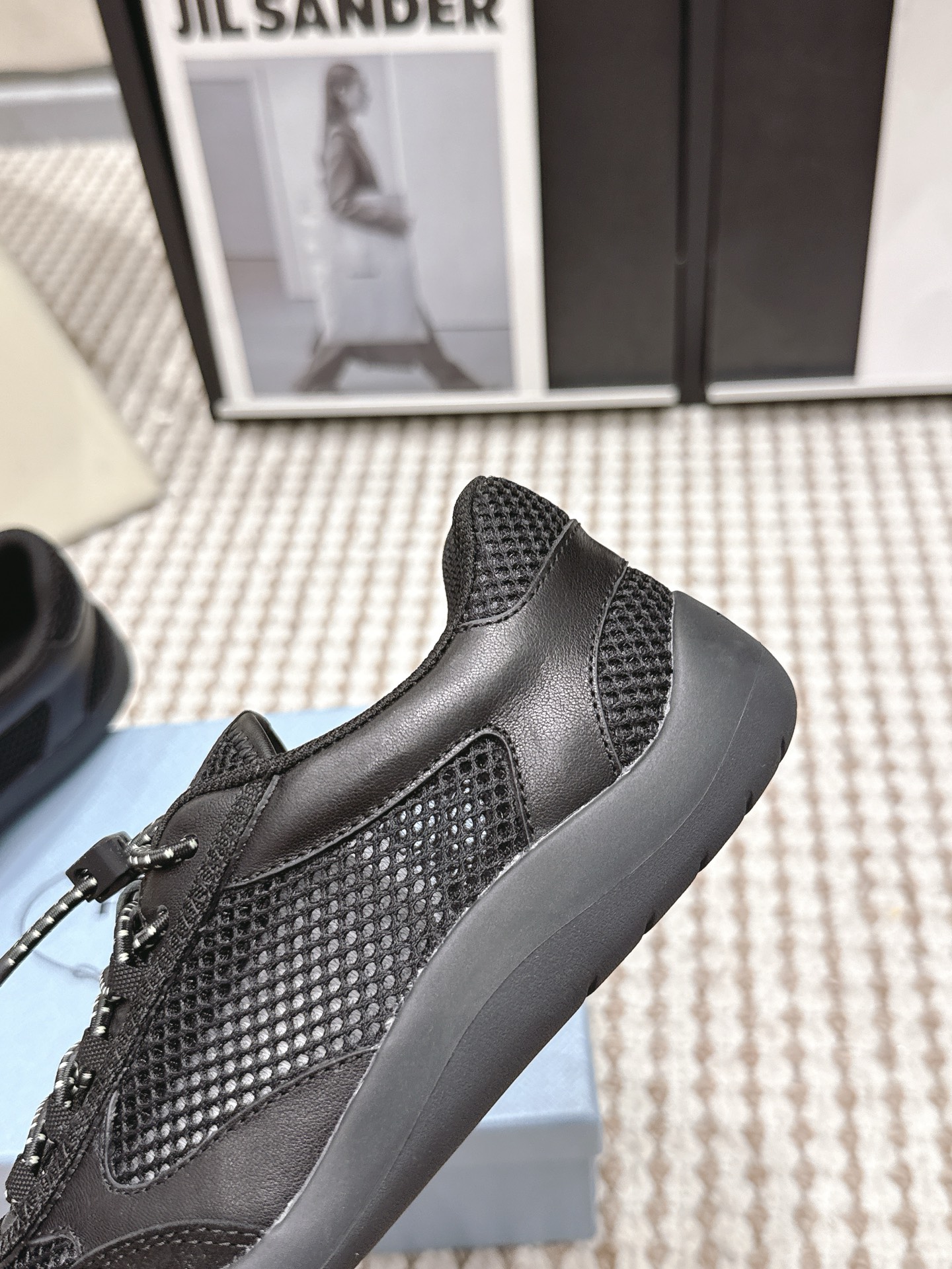 Prada Style Leather Women's Shoes style reference detail image 6 from source 784917