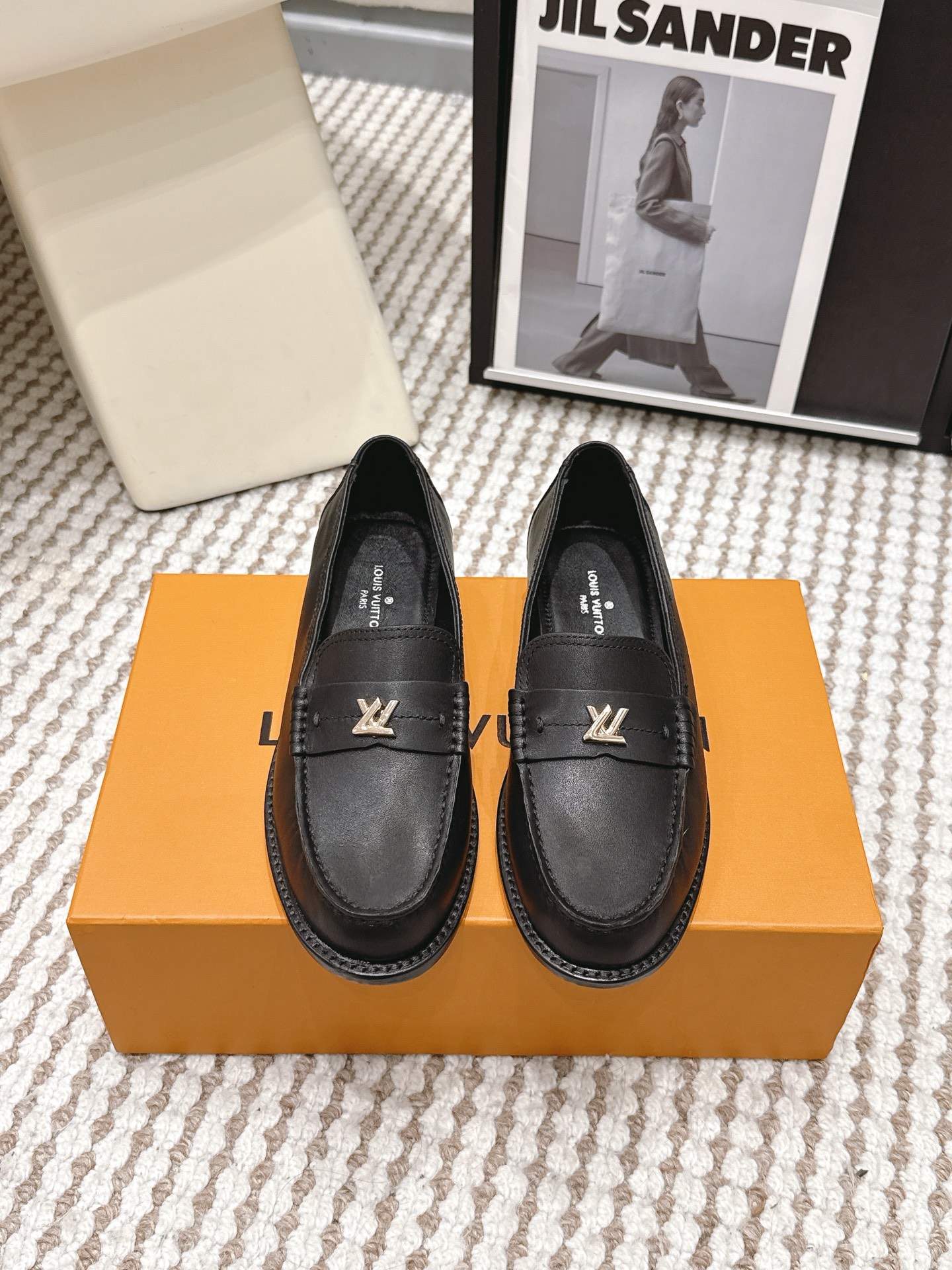 LV Style Black Leather Women's Shoes Lookbook Reference image 1