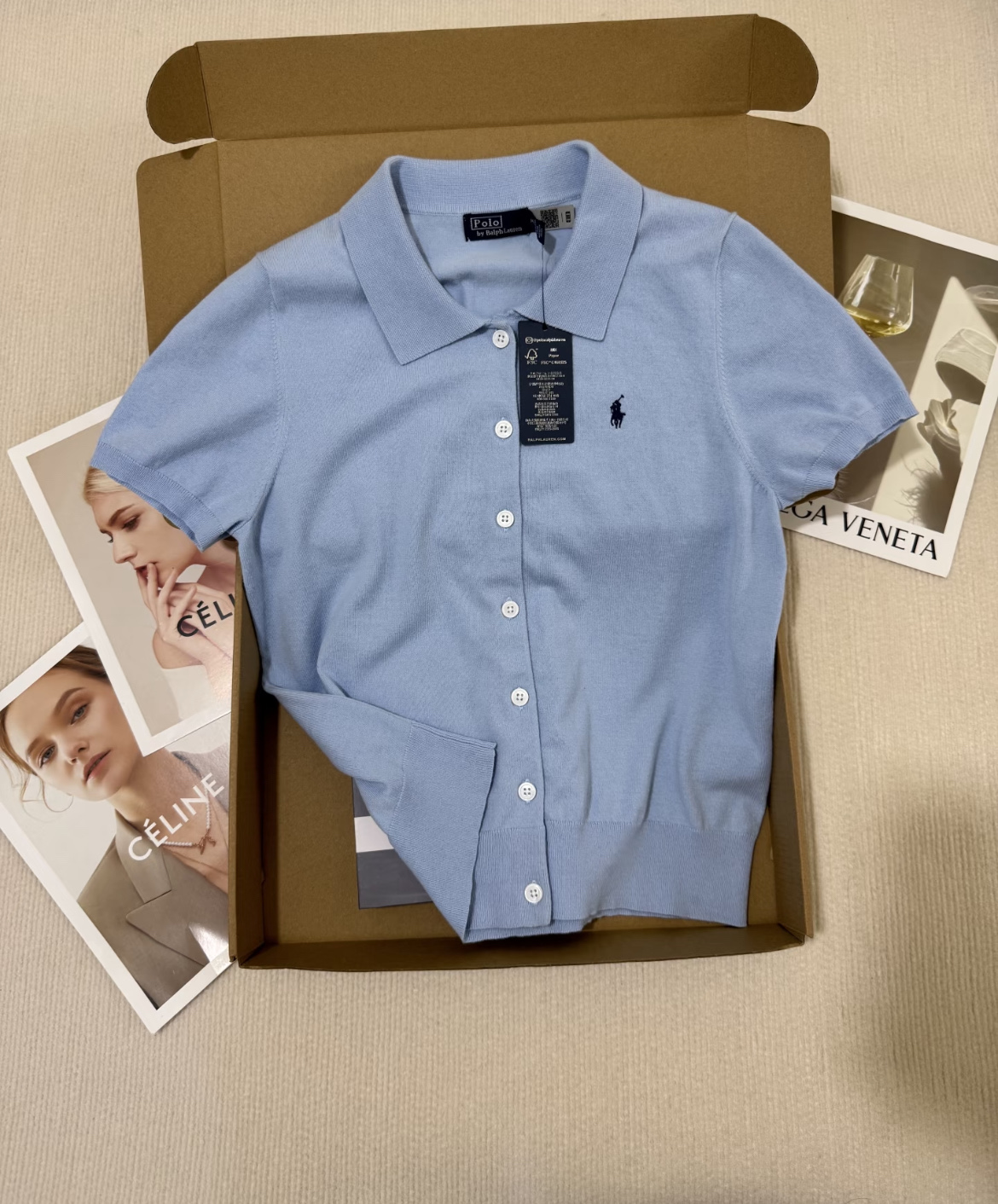 Блузка Ralph Lauren с короткими рукавами