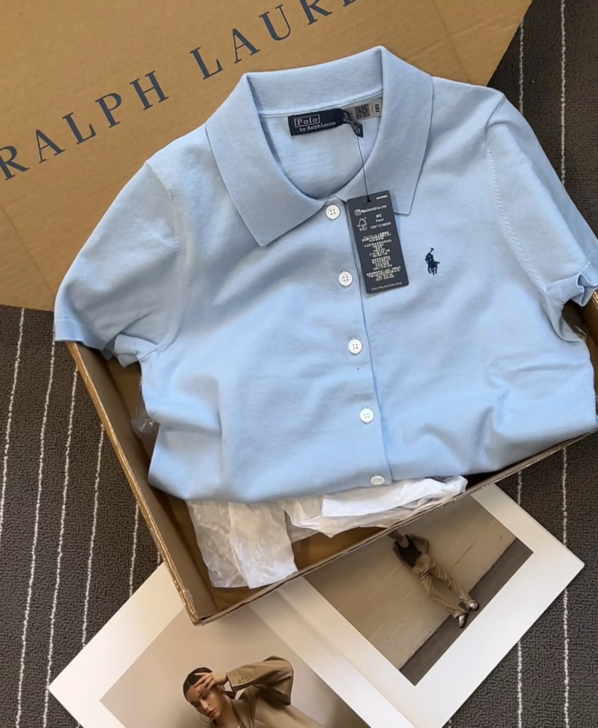 Блузка Ralph Lauren с короткими рукавами