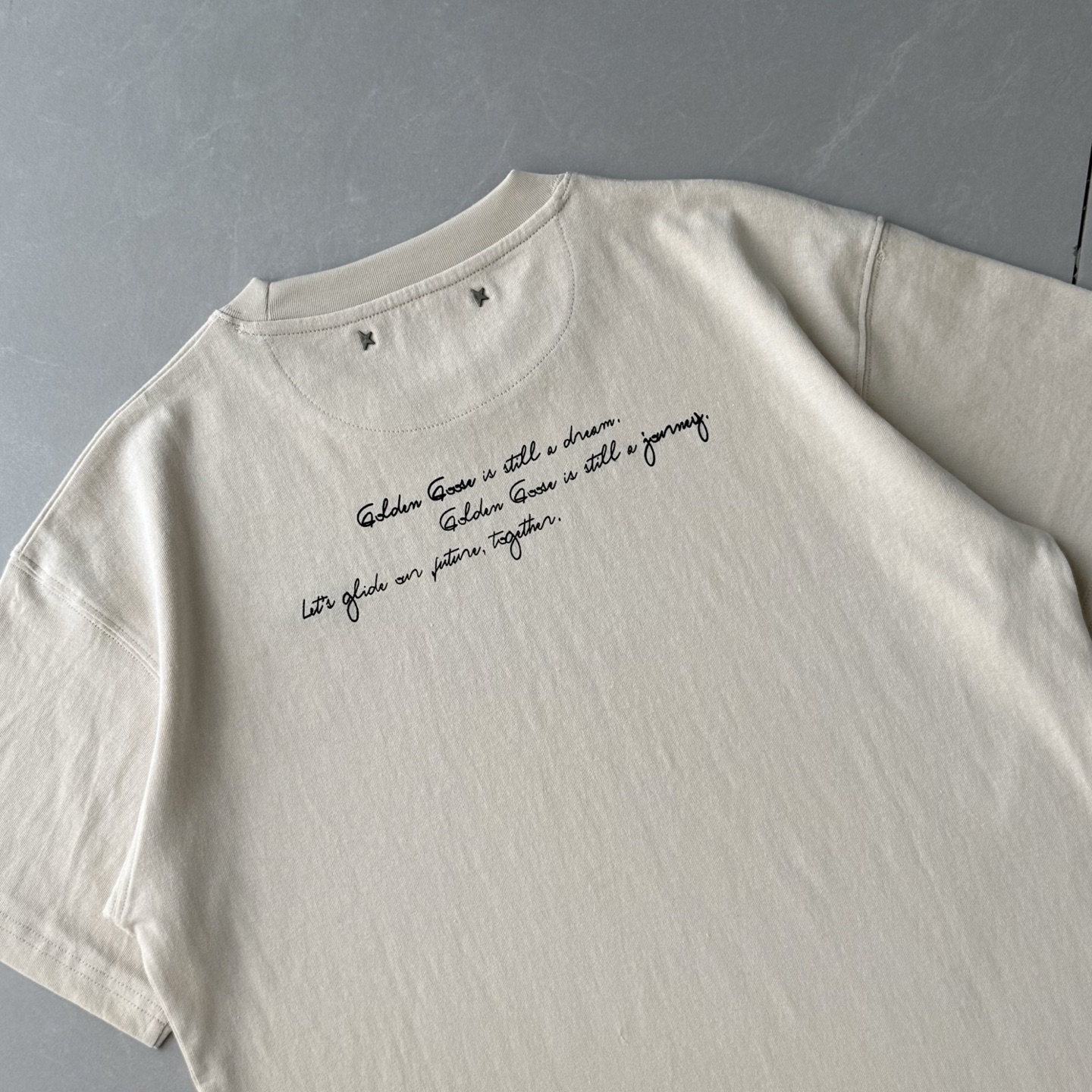 Golden Goose Distressed Cotton Tee with Embroidered Logo - Unisex Style 8 i1746779399828 1519 0 4