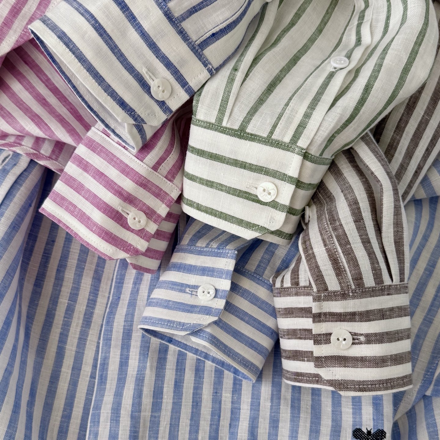 Weekend Max Mara Classic Linen Striped Shirt - Lightweight & Comfortable 8 i1747065625670 7703 0 6