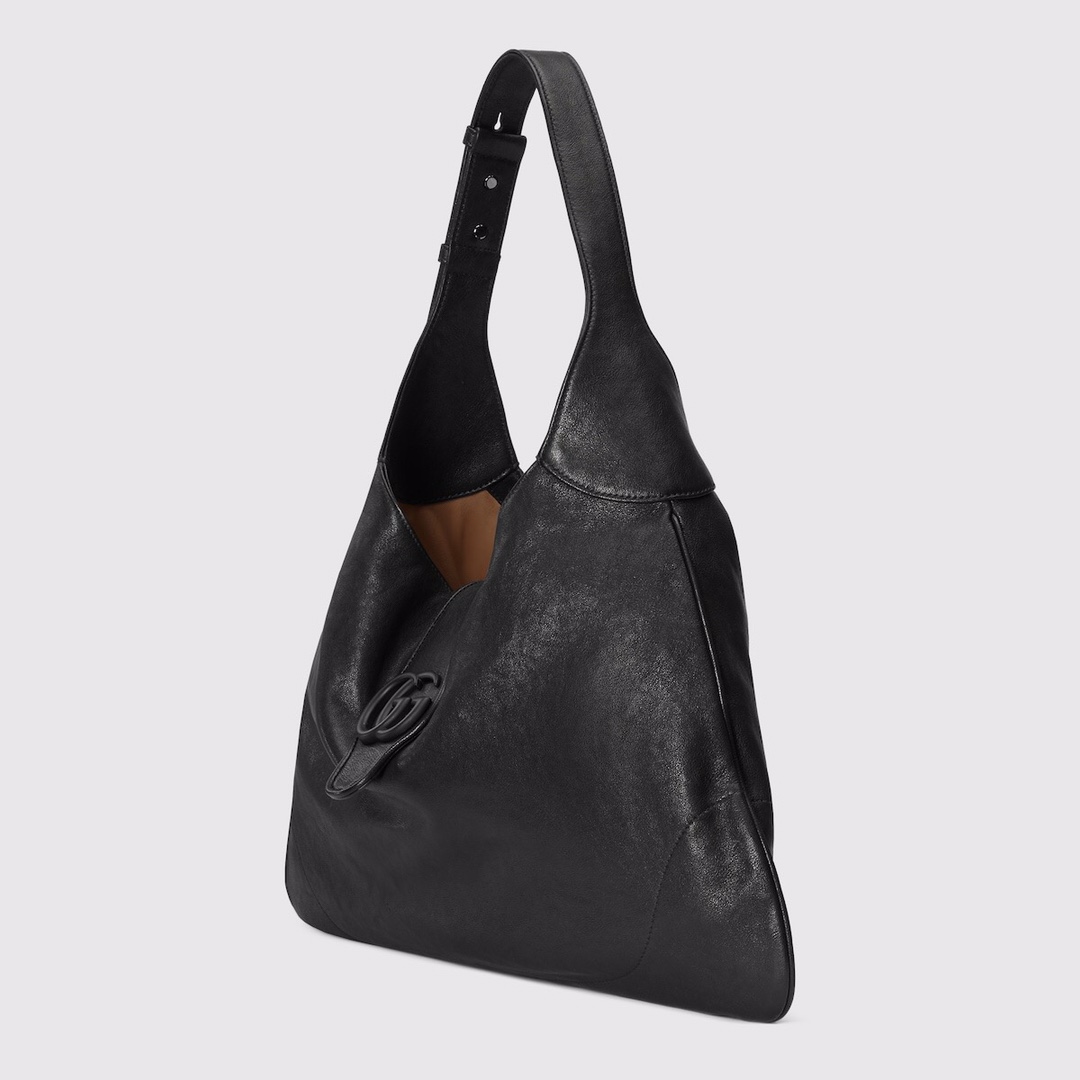 Large size! Top Gucci - Real photos of Gucci top counters! Officially selling 772483 black hardware size: 46x30x2cm