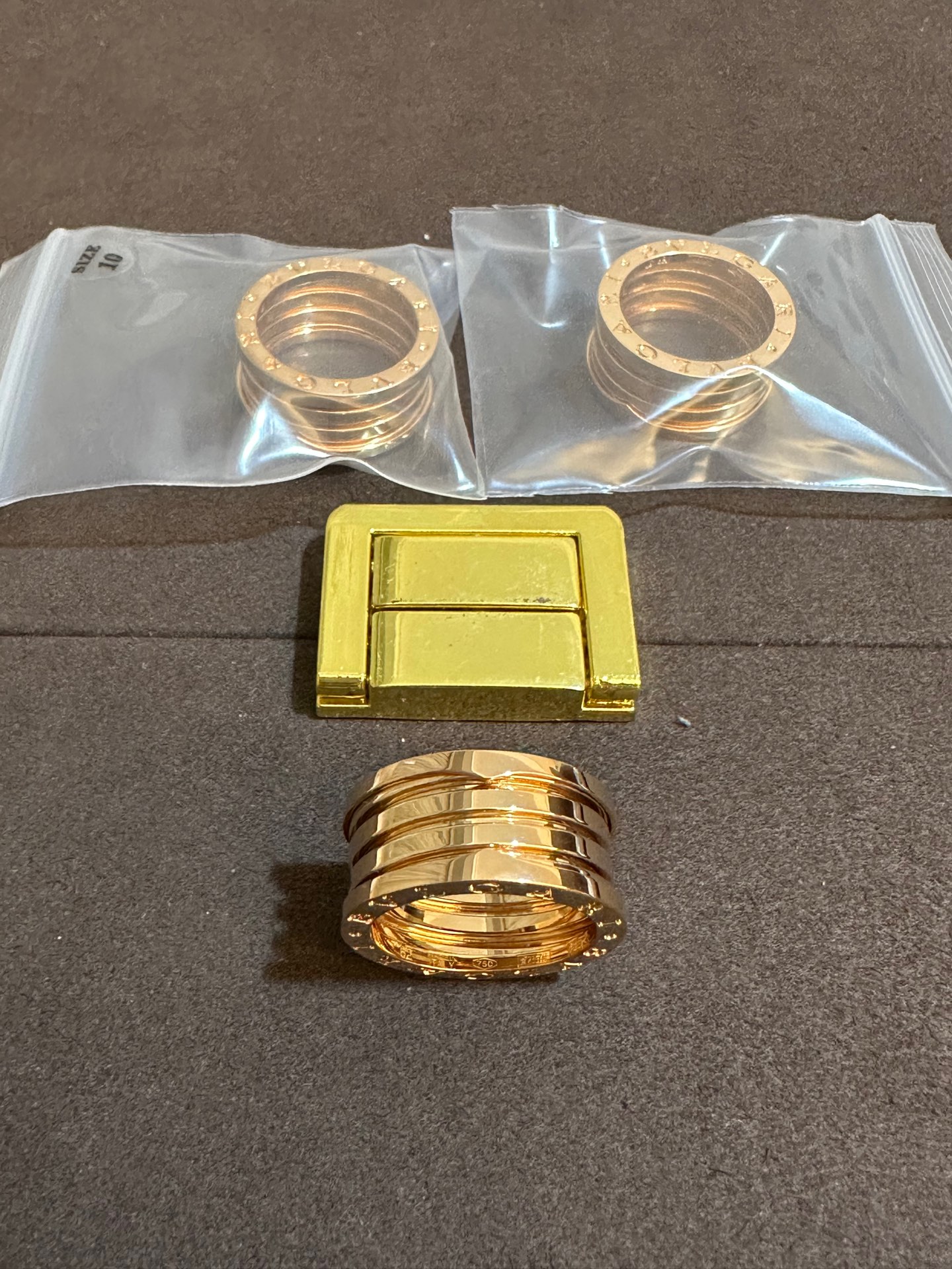 纯银顶级版宝格丽宽版弹簧戒指