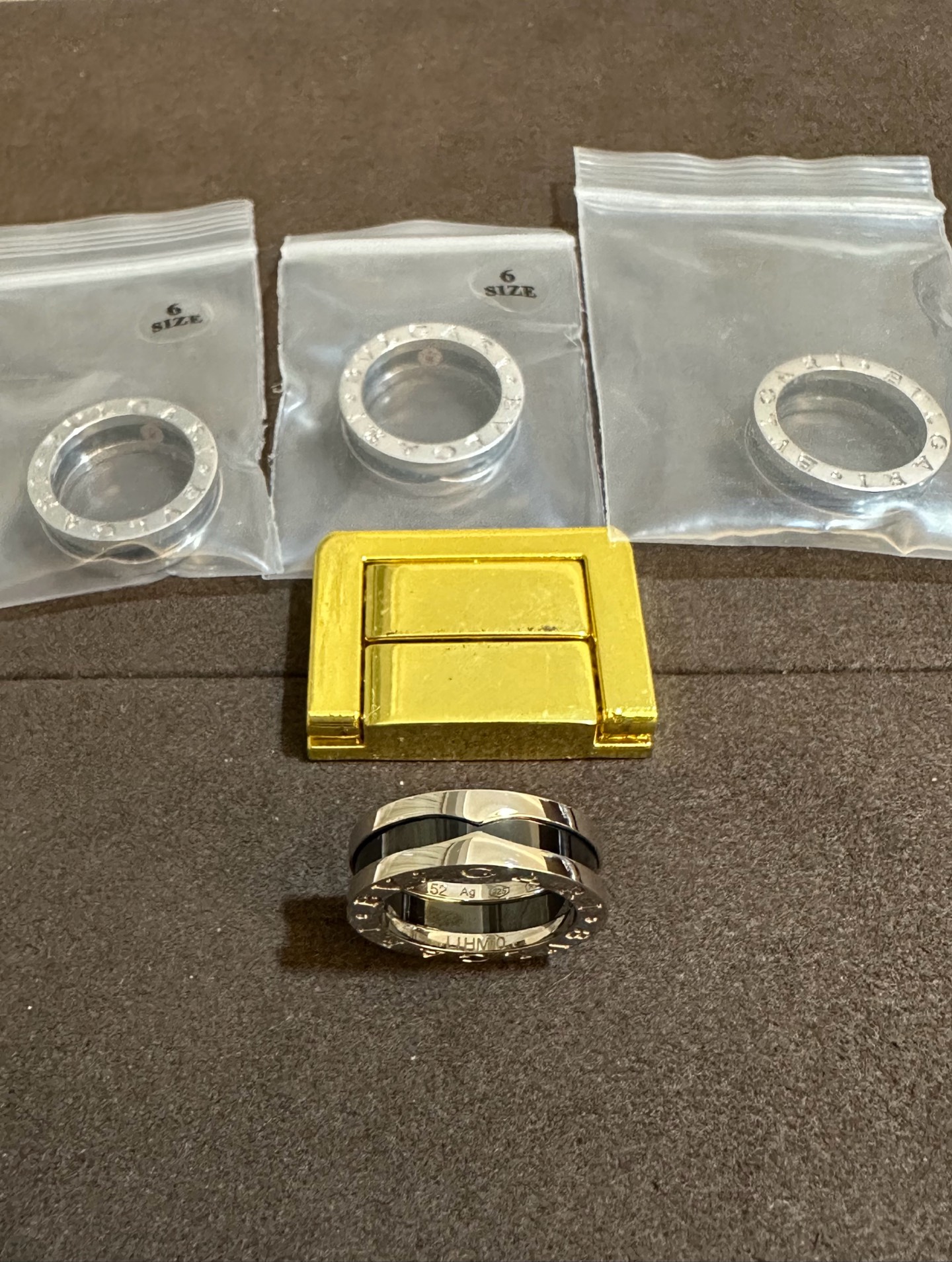 纯银顶级版宝格丽小红人戒指