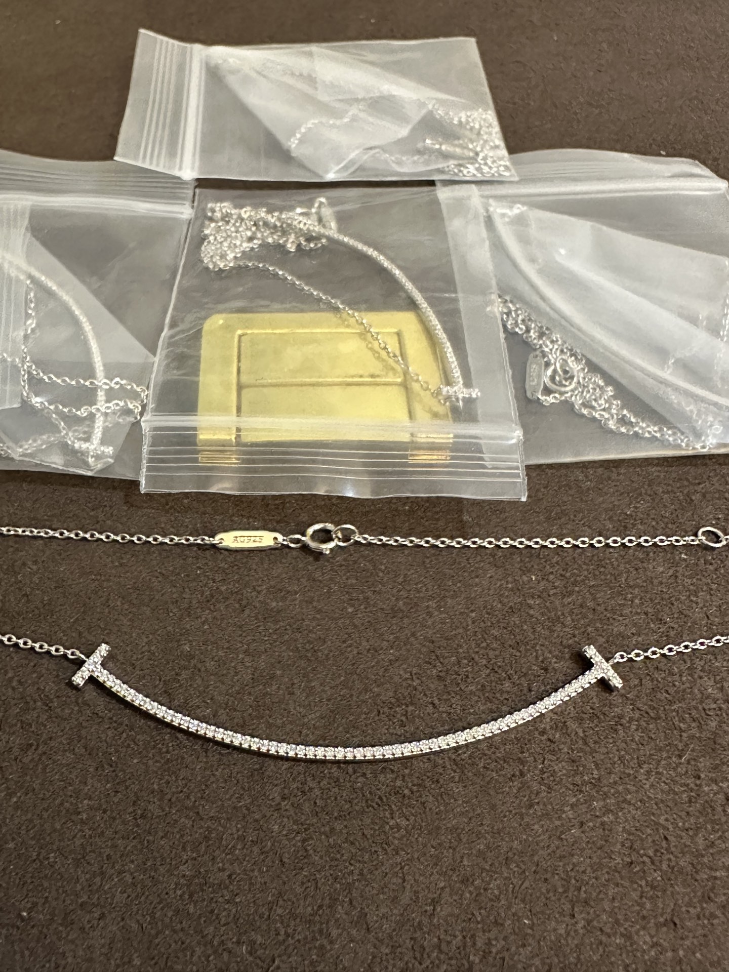 纯银顶级版蒂芙尼大号笑脸银色带钻