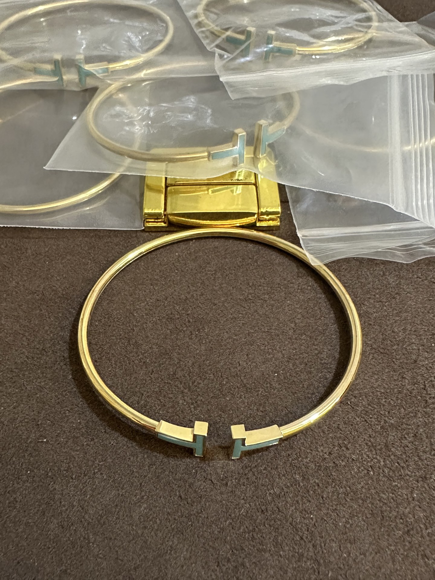 纯银顶级版蒂芙尼双T手镯，(实价)140