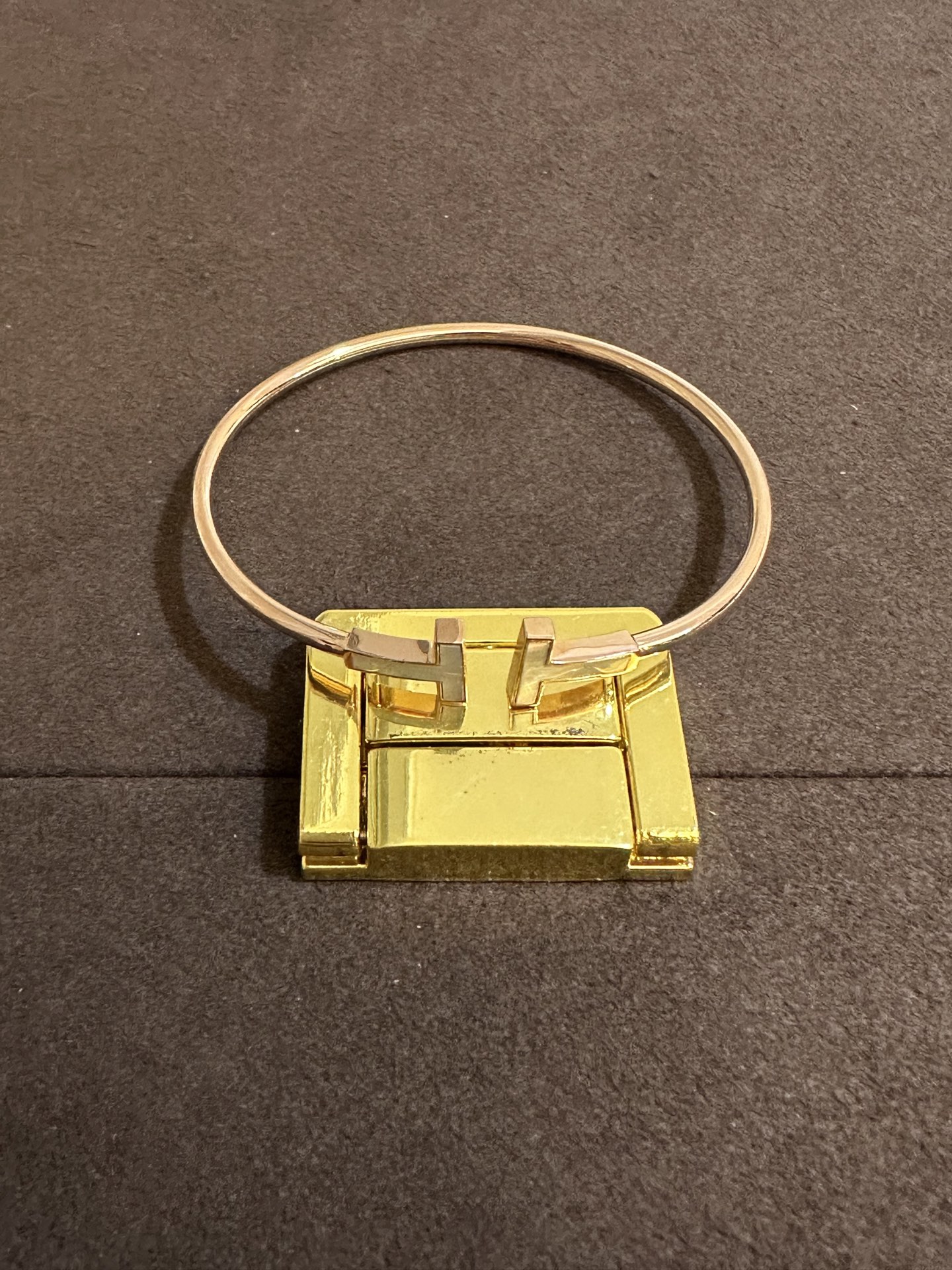 纯银顶级版蒂芙尼双T手镯，(实价)140