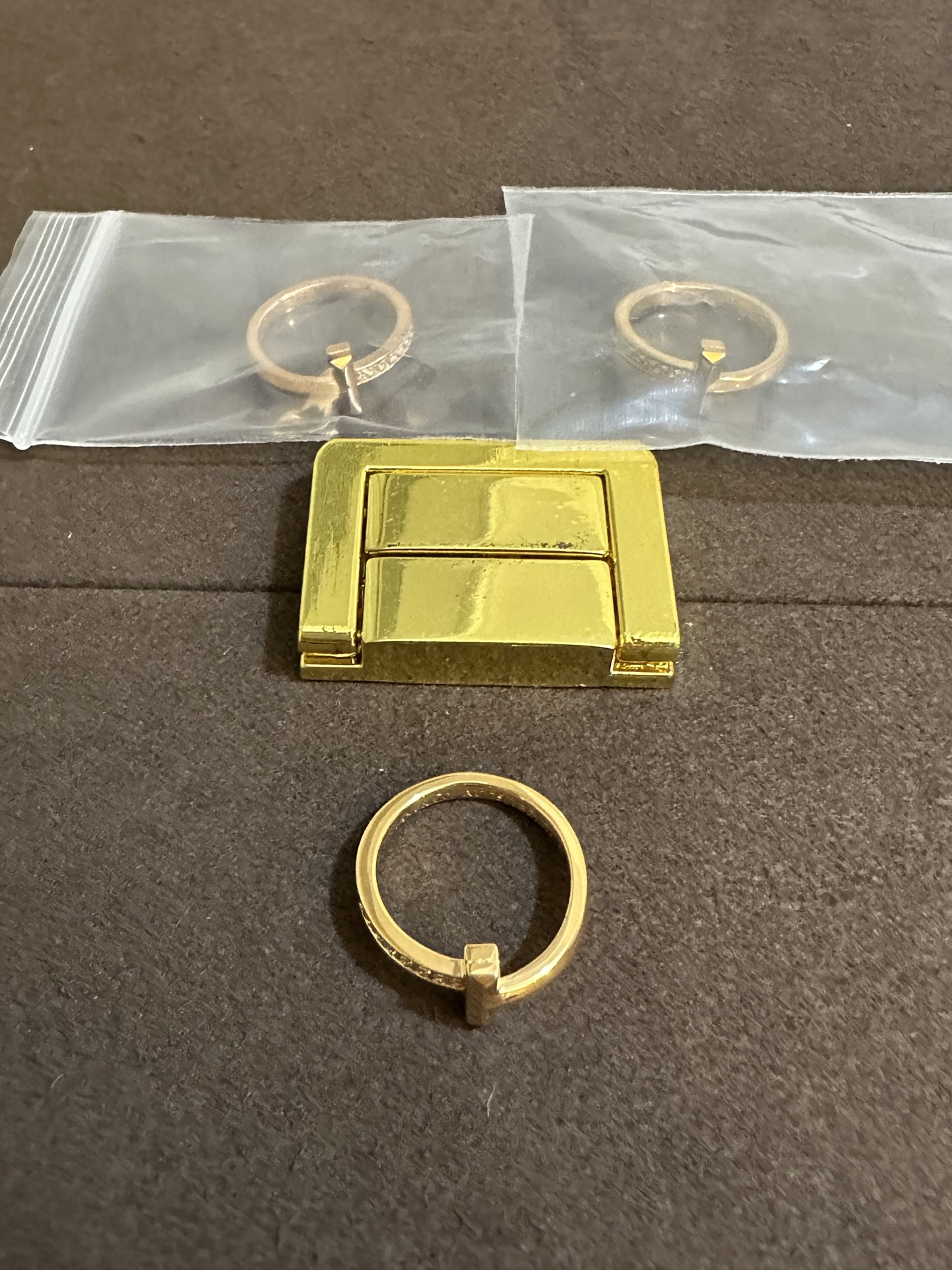 纯银顶级版蒂芙尼T半钻戒指，(实价)85