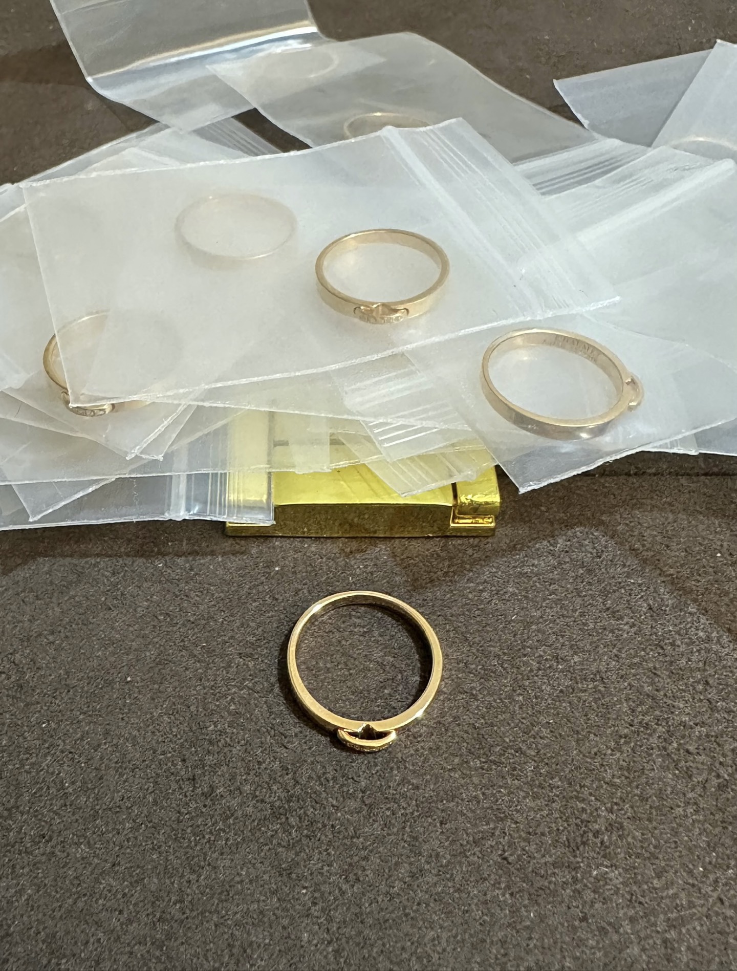 纯银顶级版尚美戒指带钻，(实价)70