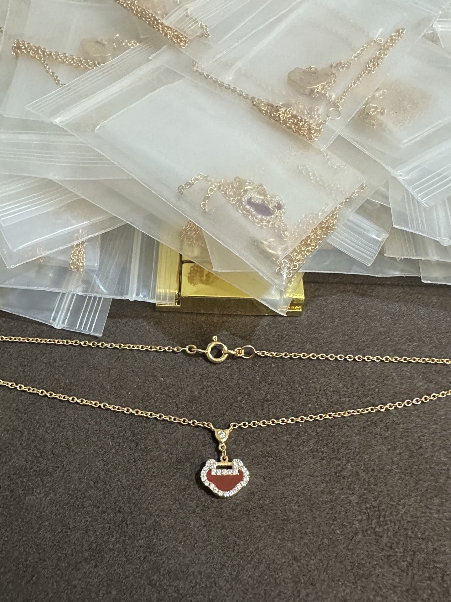 纯银顶级版麒麟如意锁项链，(实价)105