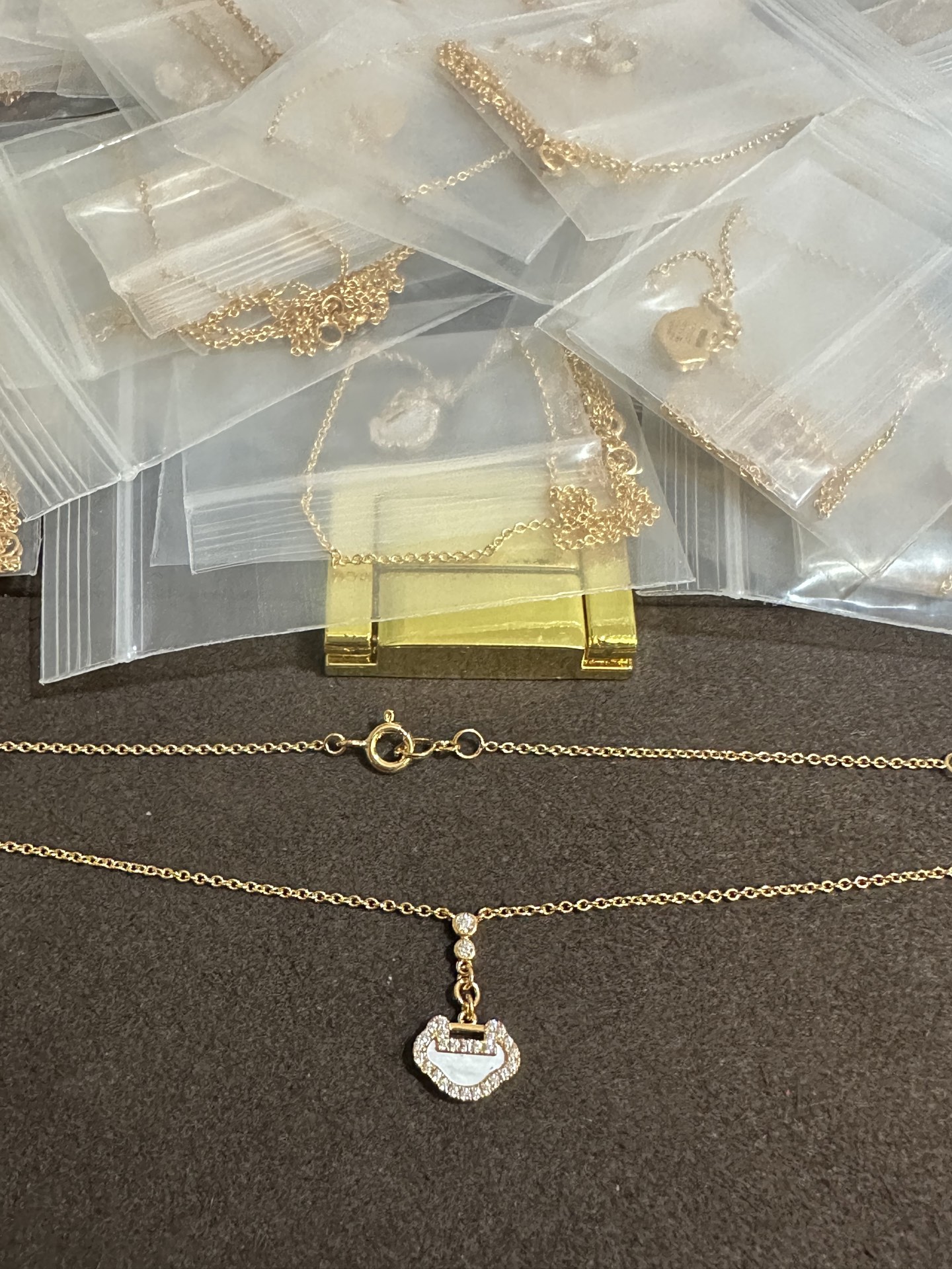 纯银顶级版麒麟如意锁项链，(实价)105