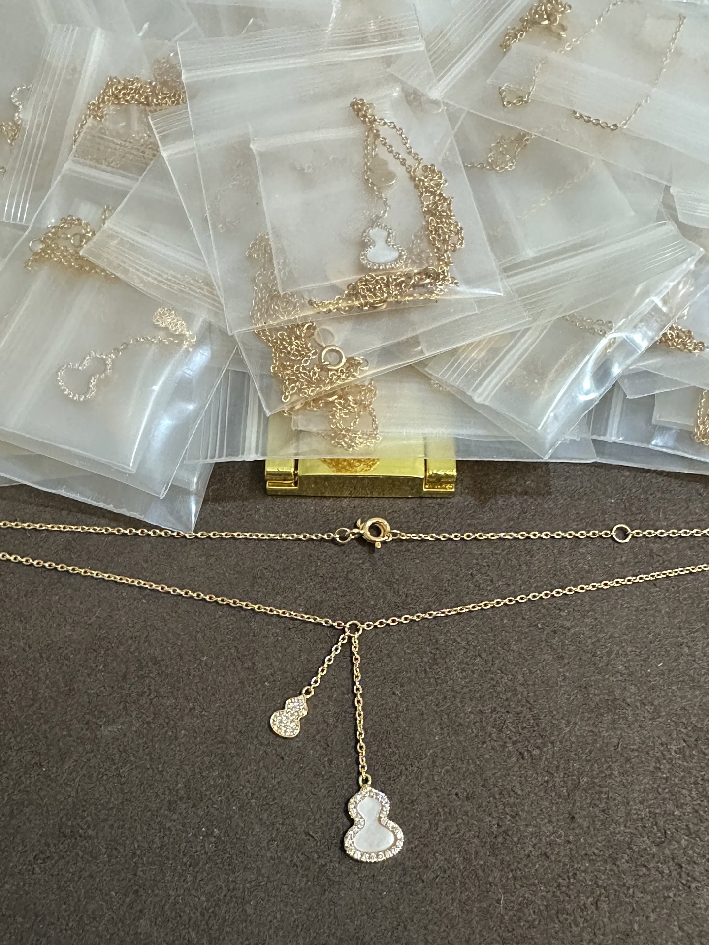 纯银顶级版麒麟流苏葫芦项链