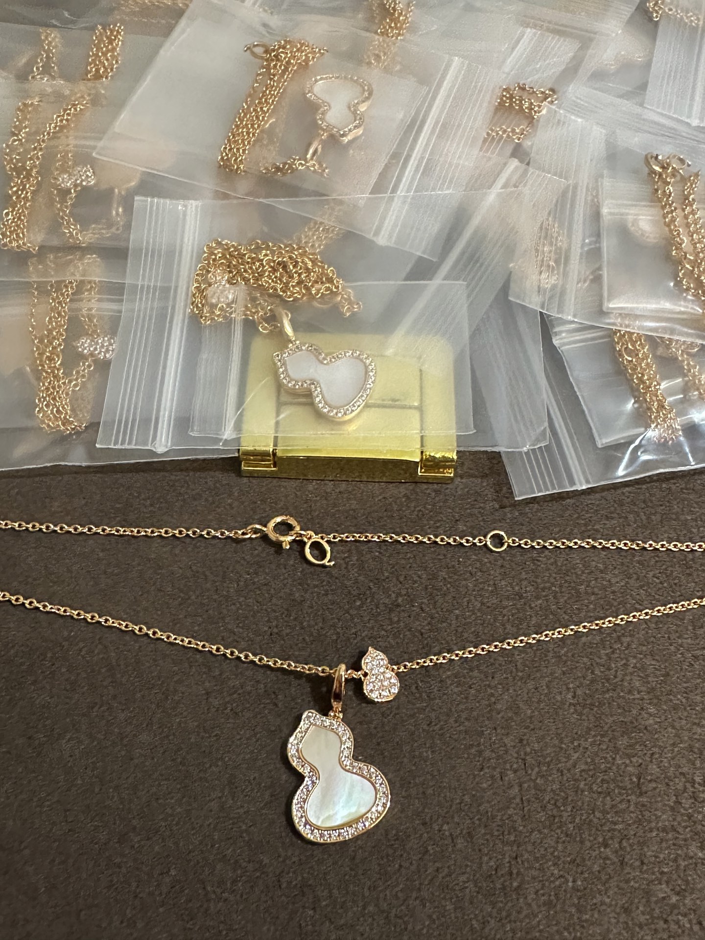 纯银顶级版麒麟中号葫芦项链