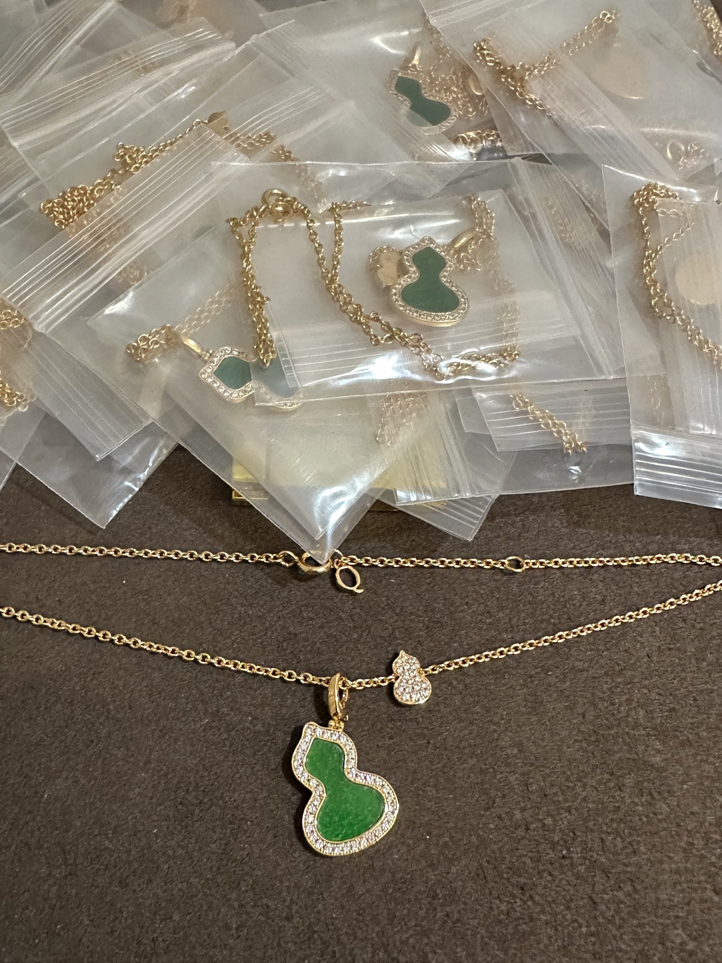 纯银顶级版麒麟中号葫芦项链