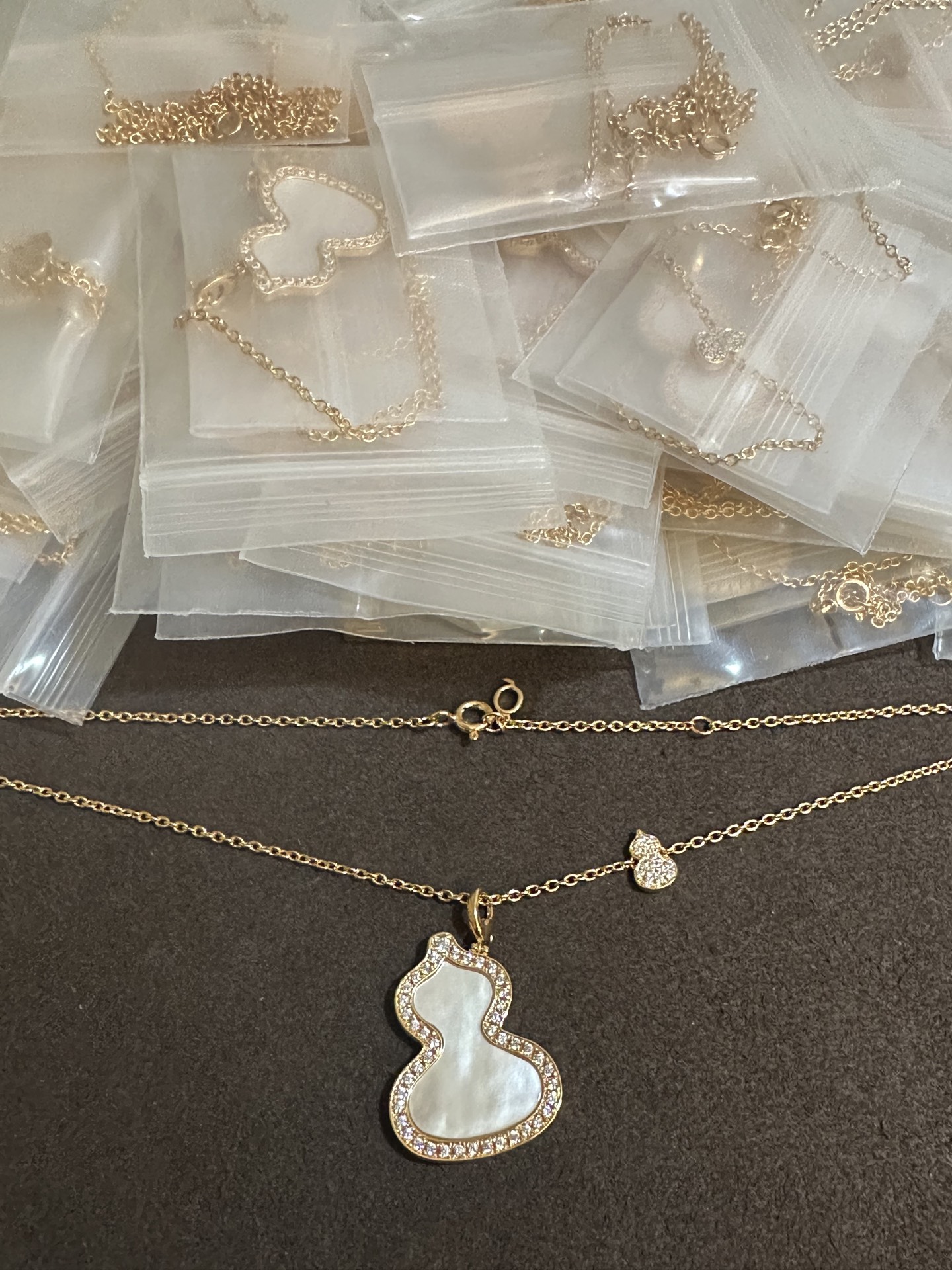 纯银顶级版麒麟大号葫芦项链