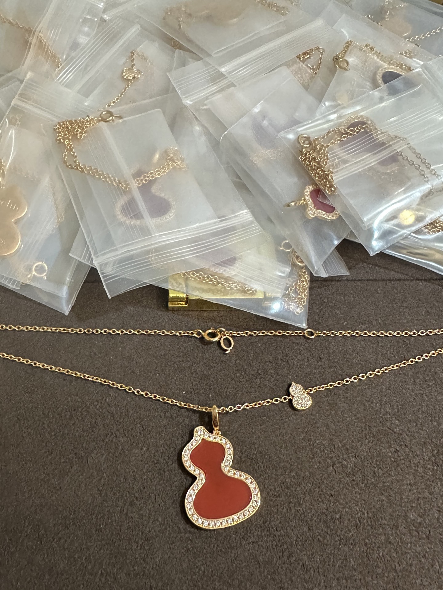 纯银顶级版麒麟大号葫芦项链