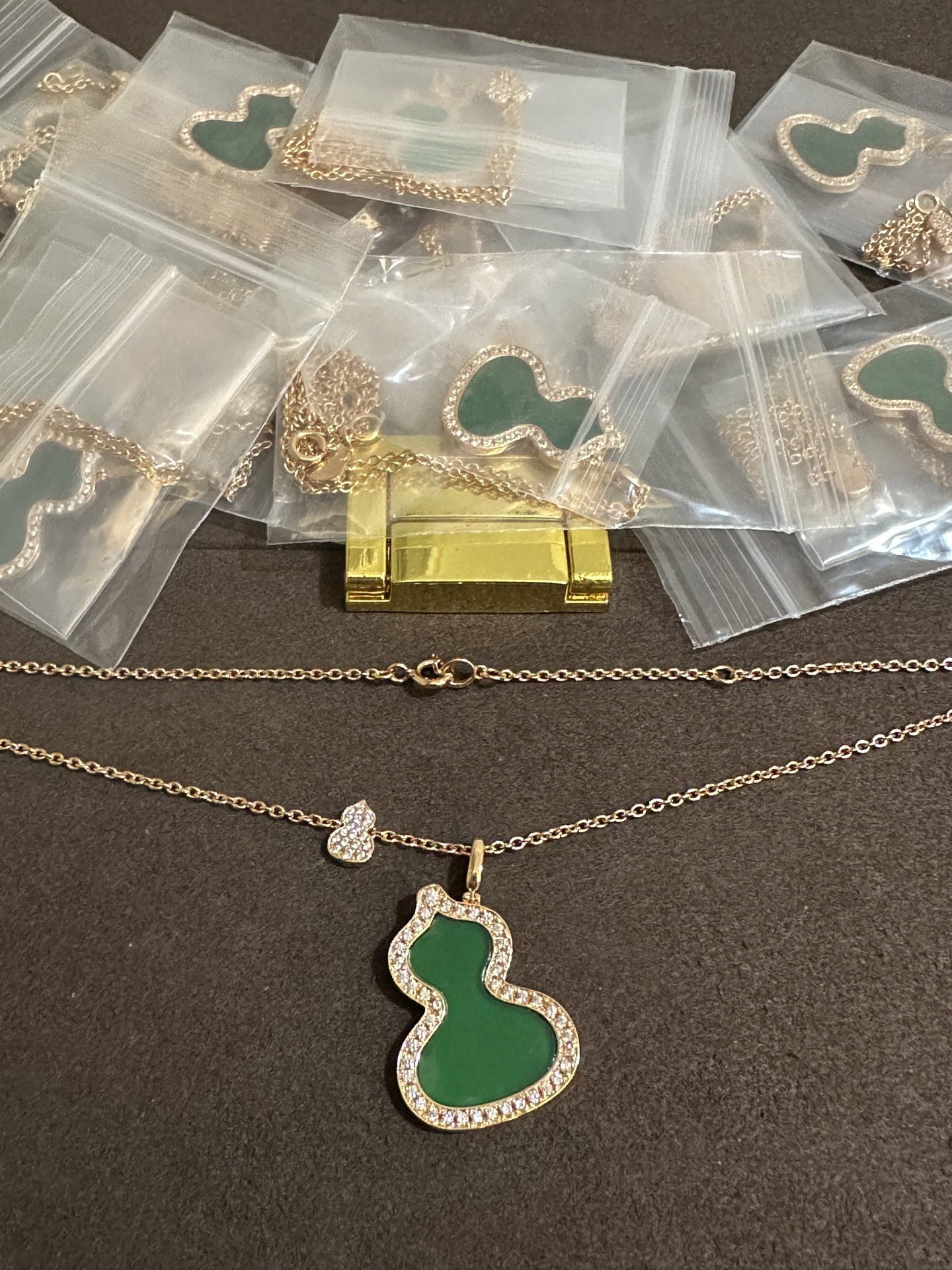 纯银顶级版麒麟大号葫芦项链