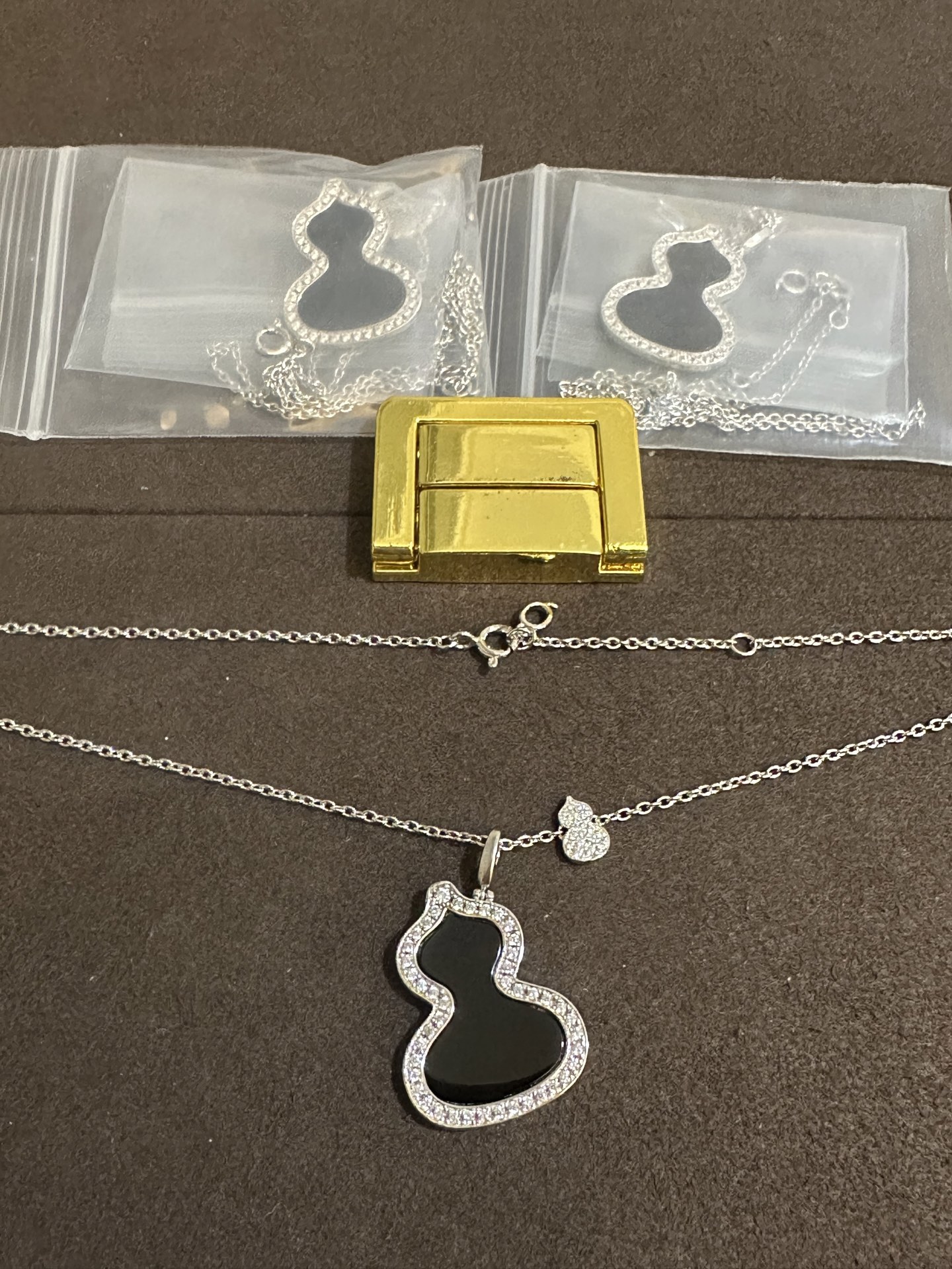 纯银顶级版麒麟大号葫芦项链