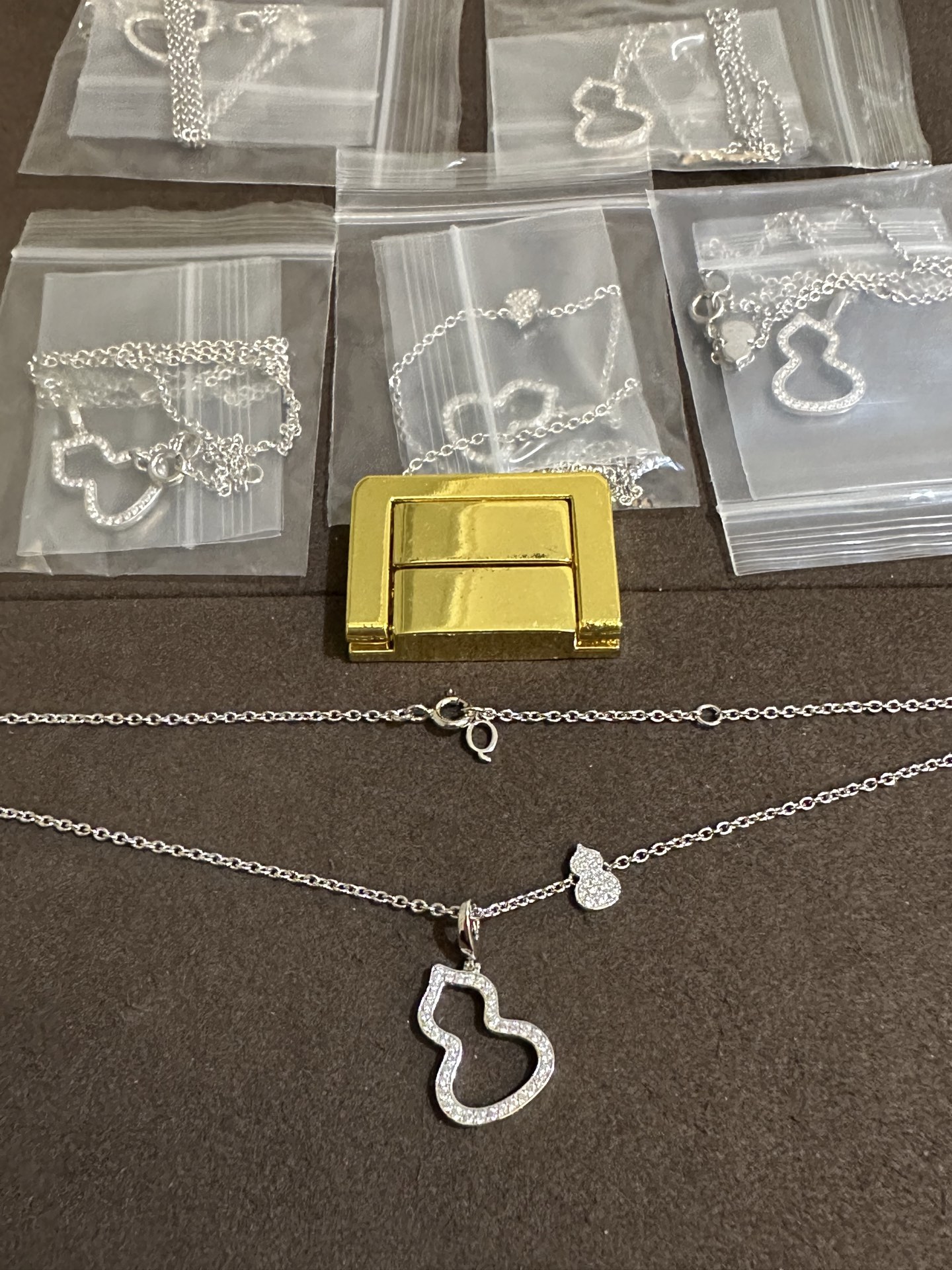 纯银顶级版麒麟镂空葫芦项链