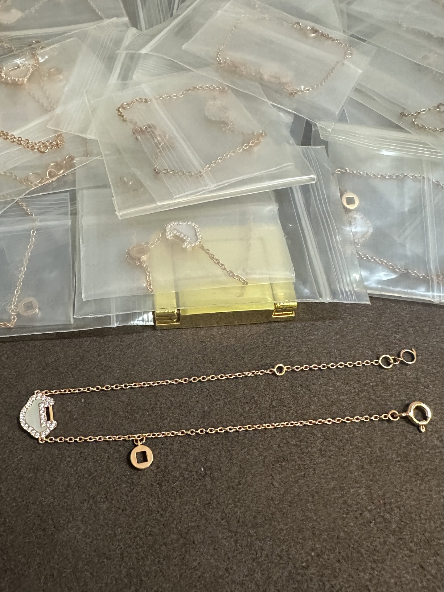 纯银顶级版麒麟如意锁手链，(实价)105