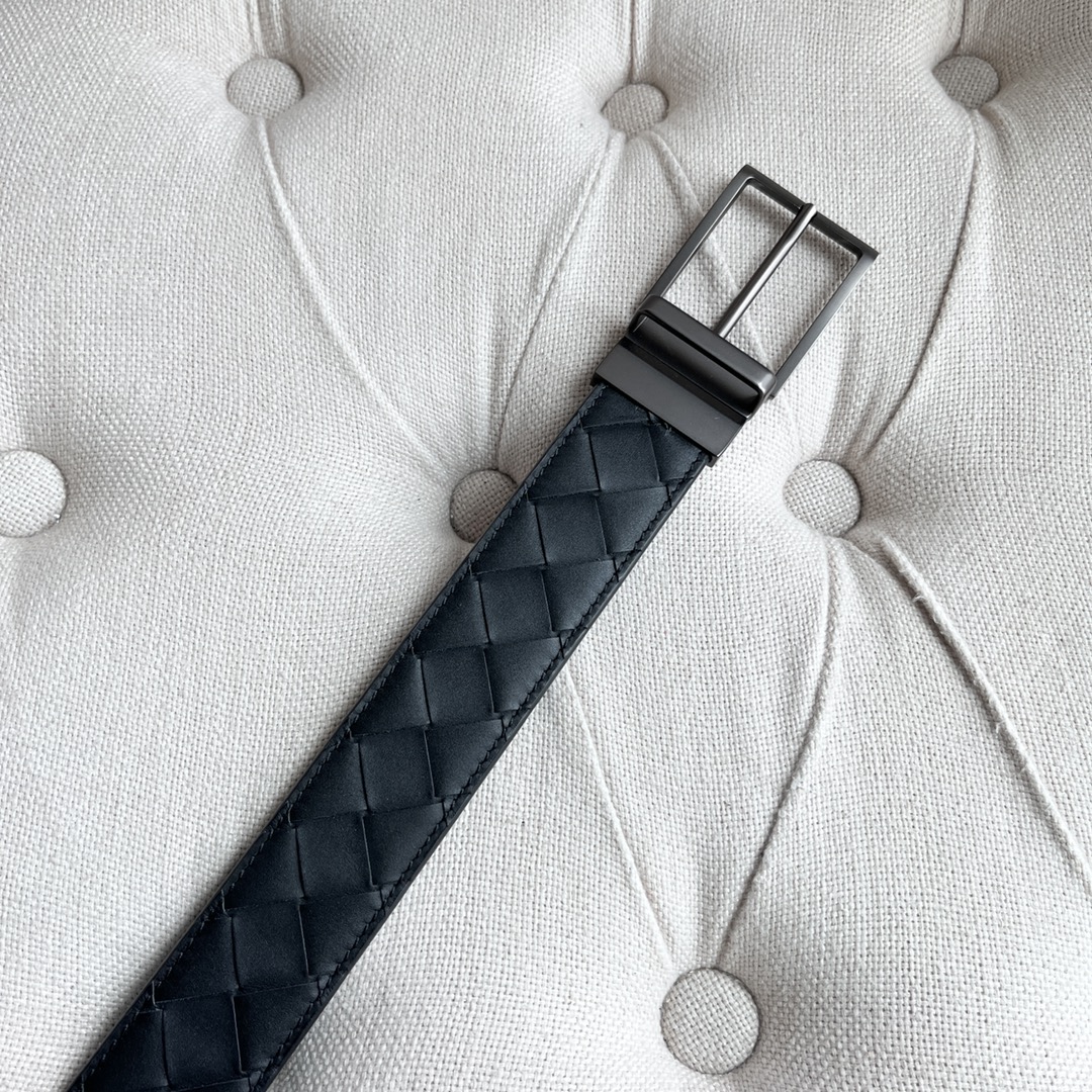 Newest Man Knitted Double-Sided Waist Belt with Italian Calves – Premium Quality Purchase - 图片 6