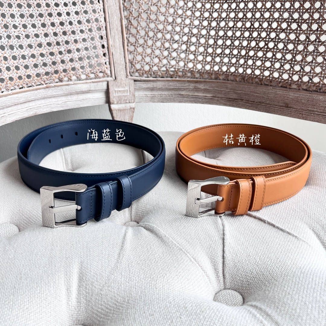 BV新款男士平纹休闲腰带