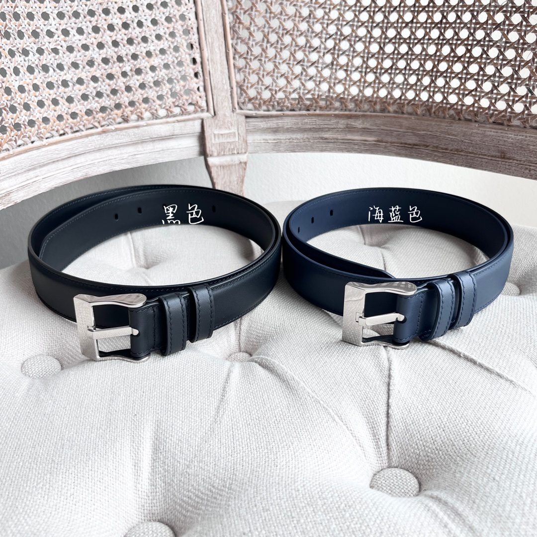 BV新款男士平纹休闲腰带