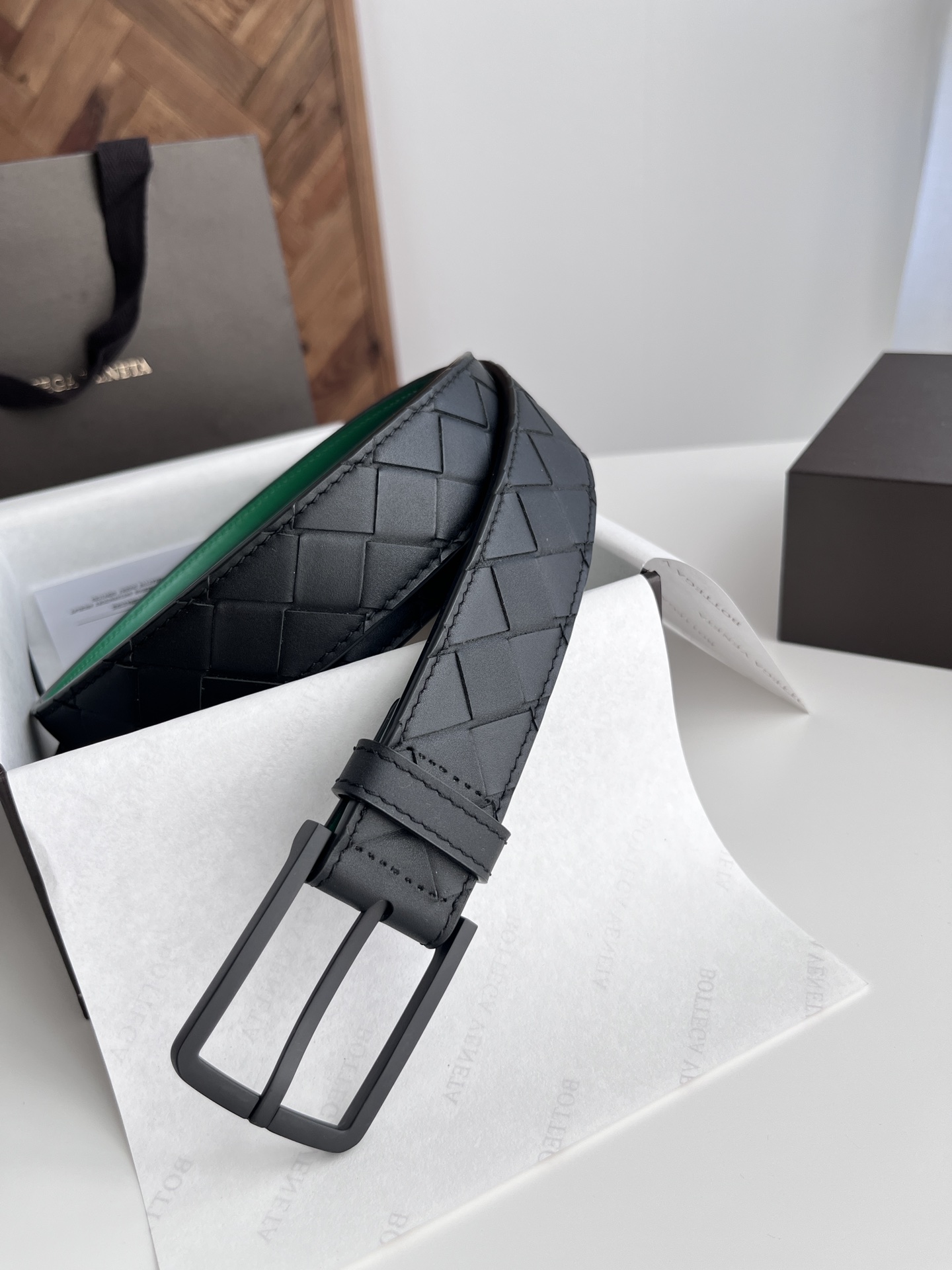 Bv 2024男士新款编织腰带