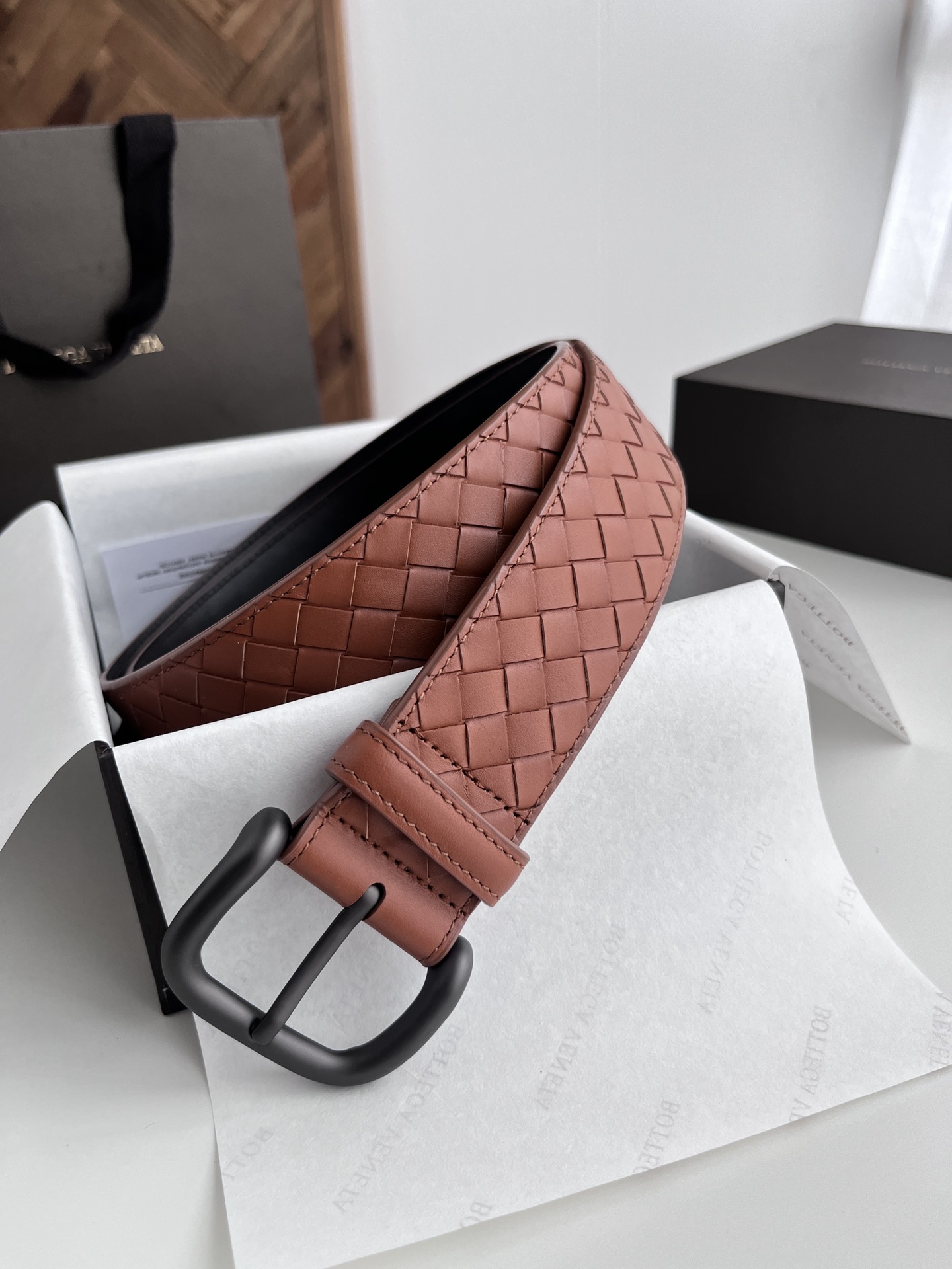 BV 新款宽版男士腰带