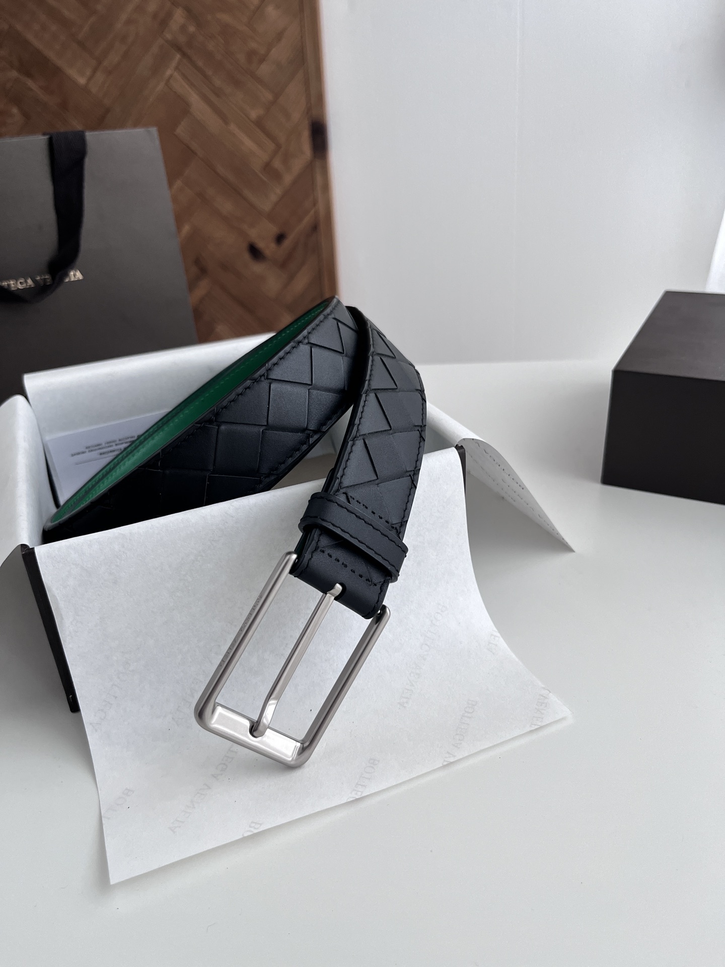 2024最新款男士编织腰带