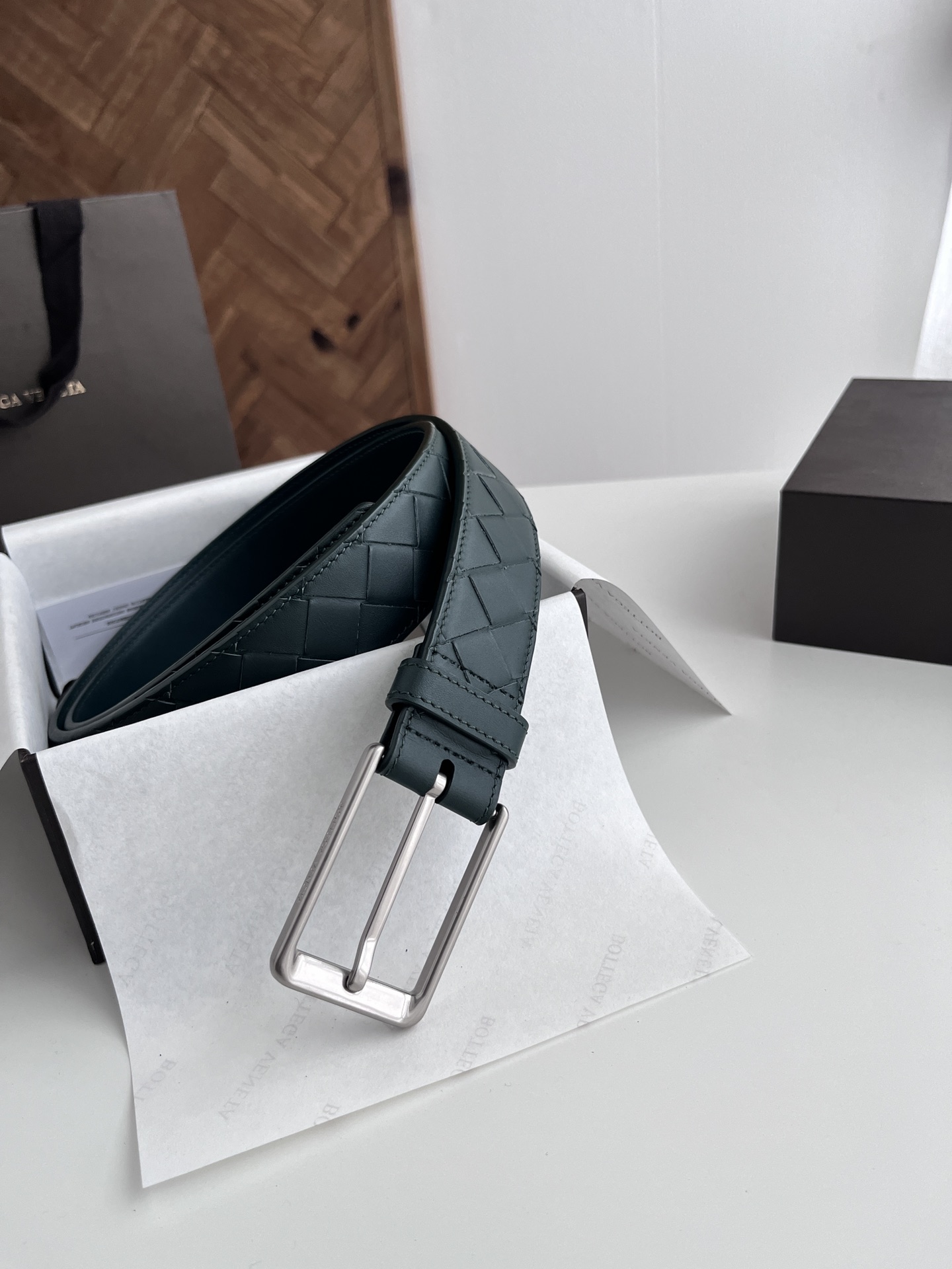 2024最新款男士编织腰带