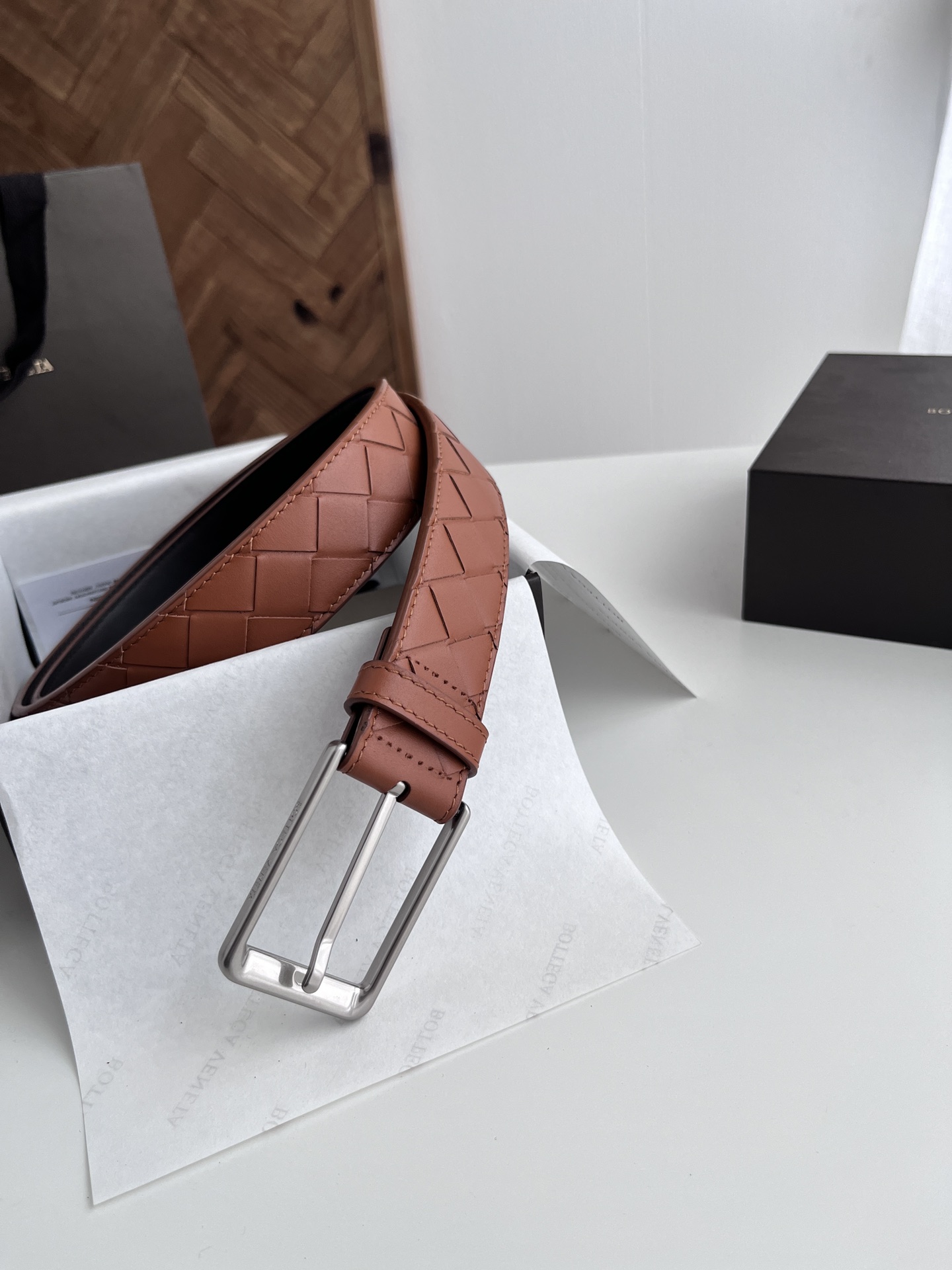 2024最新款男士编织腰带