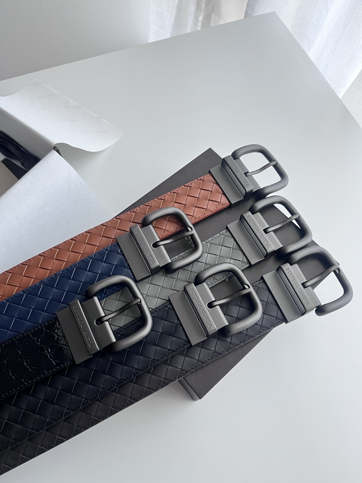 [Bottega Veneta Belts]BV 3.5 wide