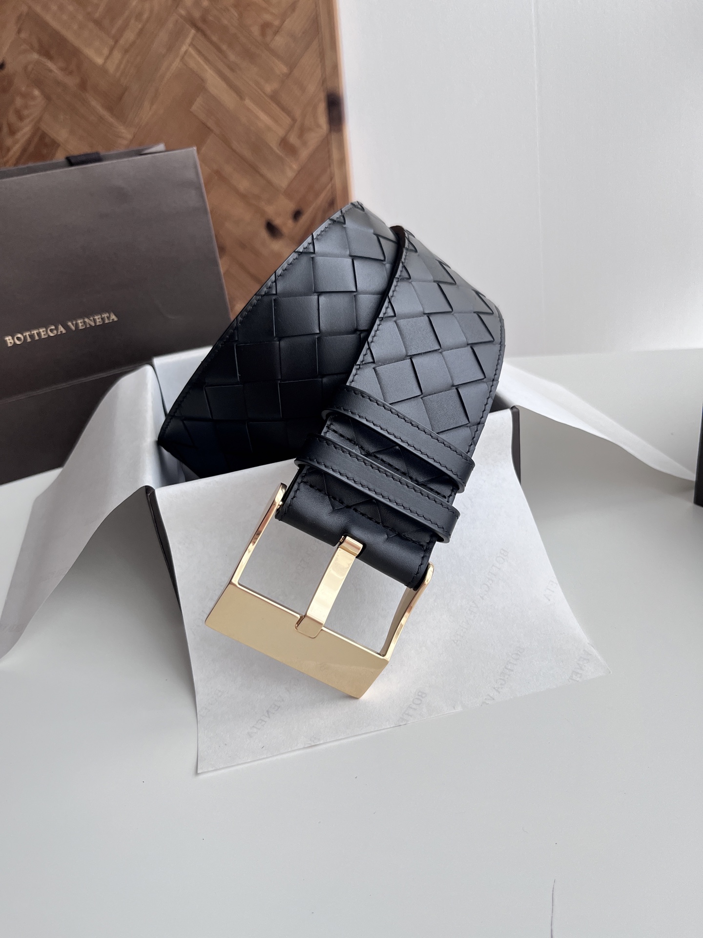 Bv 2025新款女士编织腰封